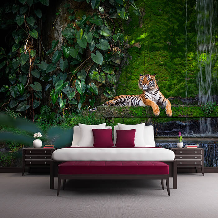 Fototapete Wald mit Tiger, Urwald M5732 - Bild 1 Fototapete Wald mit Tiger, Urwald M5732 - Bild 1