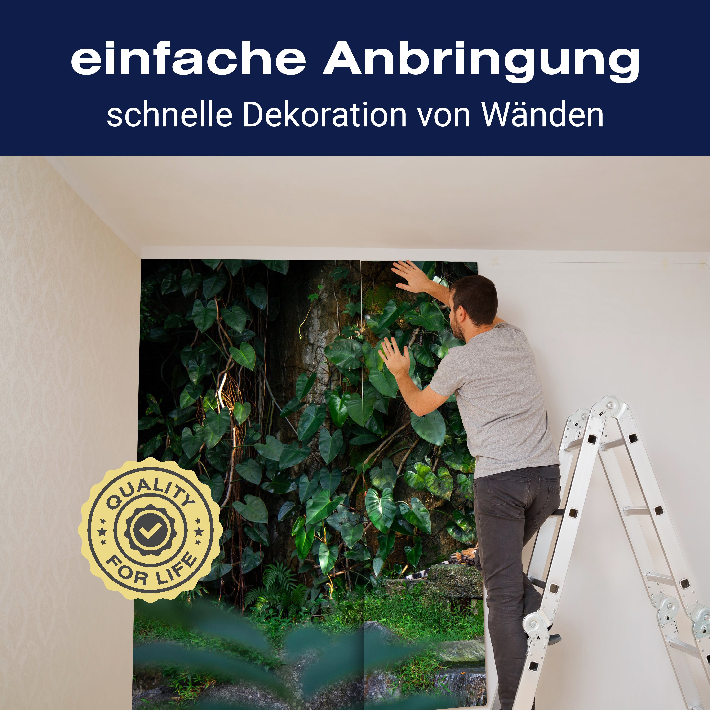 Fototapete Wald mit Tiger, Urwald M5732 - Bild 3 Fototapete Wald mit Tiger, Urwald M5732 - Bild 3