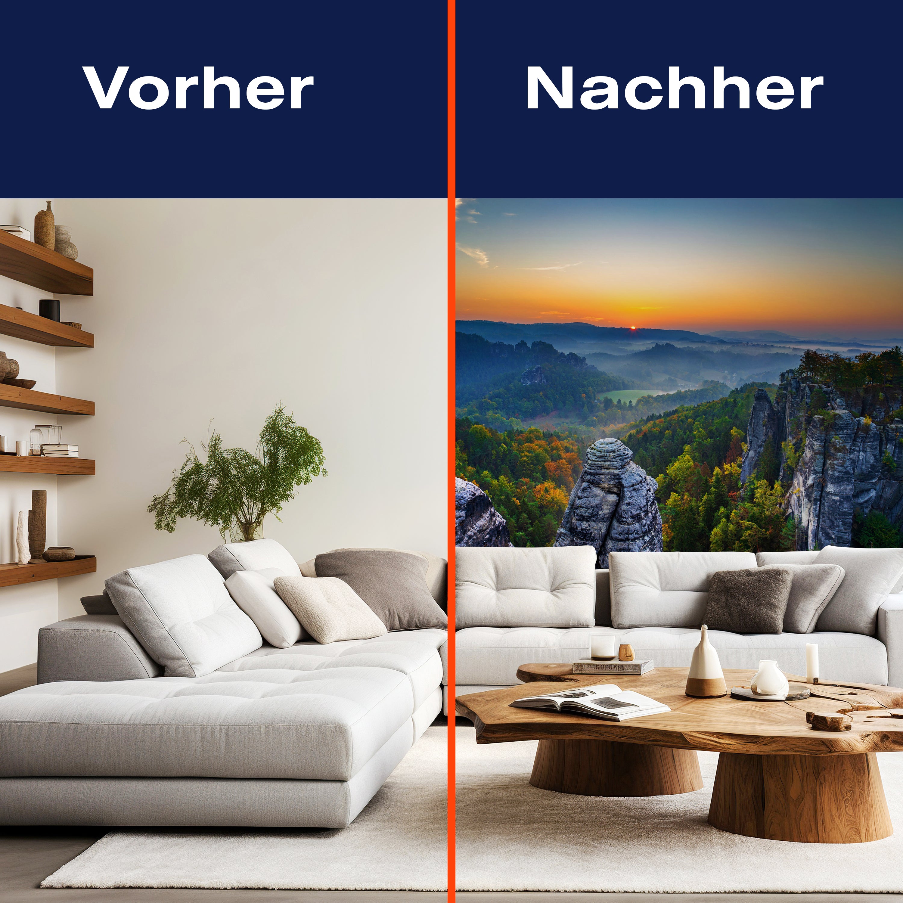 Fototapete Bastei mit Sonnenaufgang M5739 - Bild 9 Fototapete Bastei mit Sonnenaufgang M5739 - Bild 9