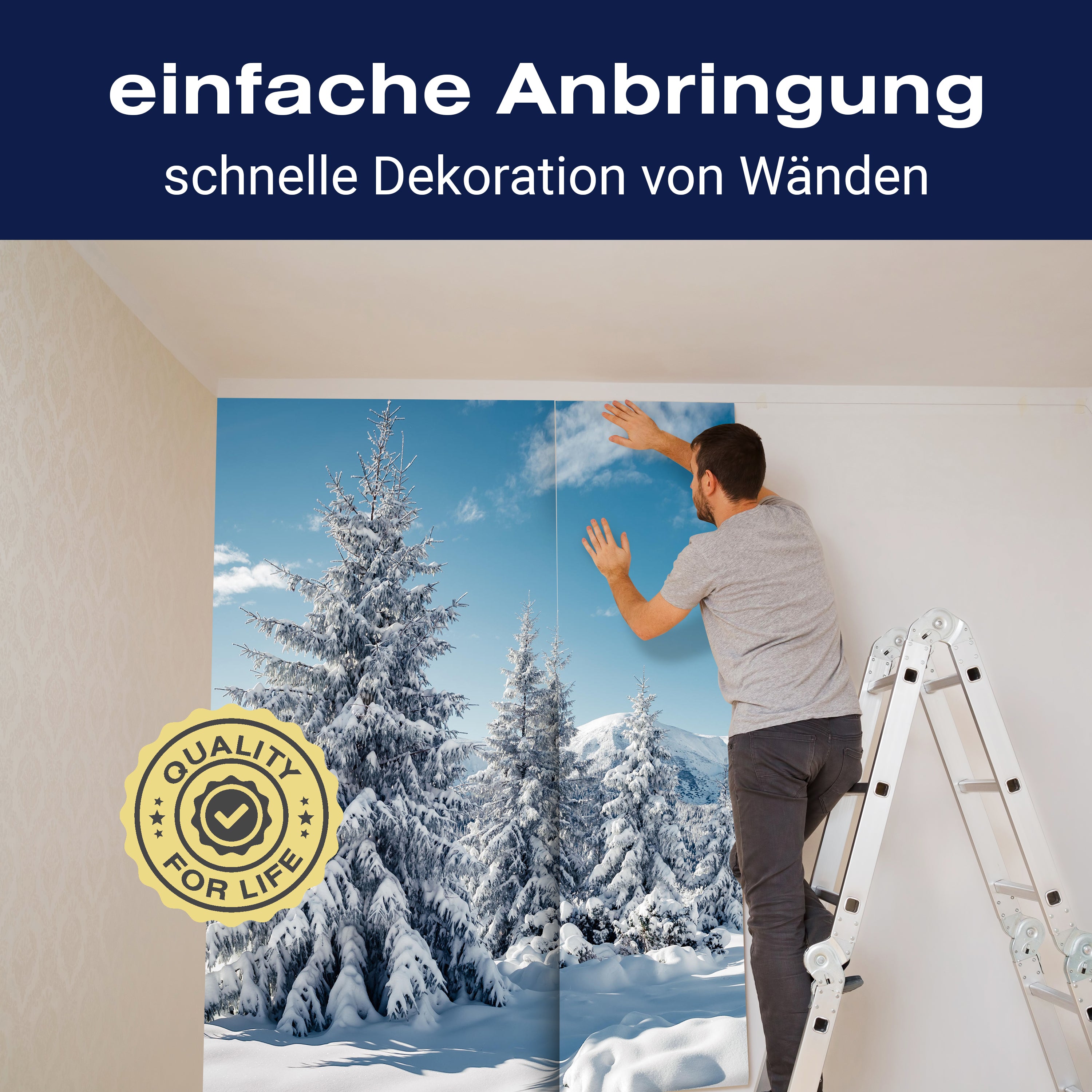 Fototapete Berge mit Schnee M5740 - Bild 3 Fototapete Berge mit Schnee M5740 - Bild 3