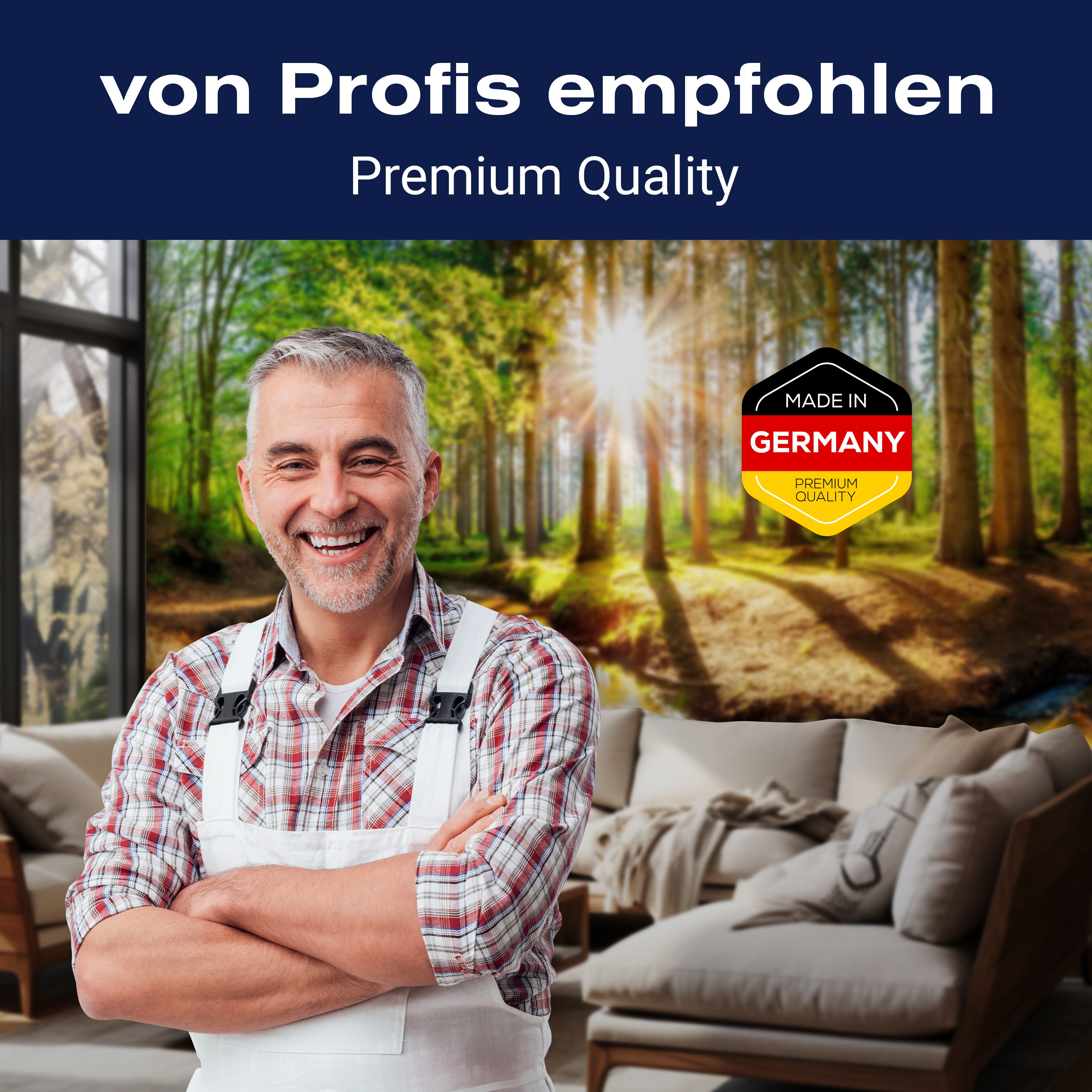 Fototapete Wald mit Fluss im Frühling M5753 - Bild 5 Fototapete Wald mit Fluss im Frühling M5753 - Bild 5