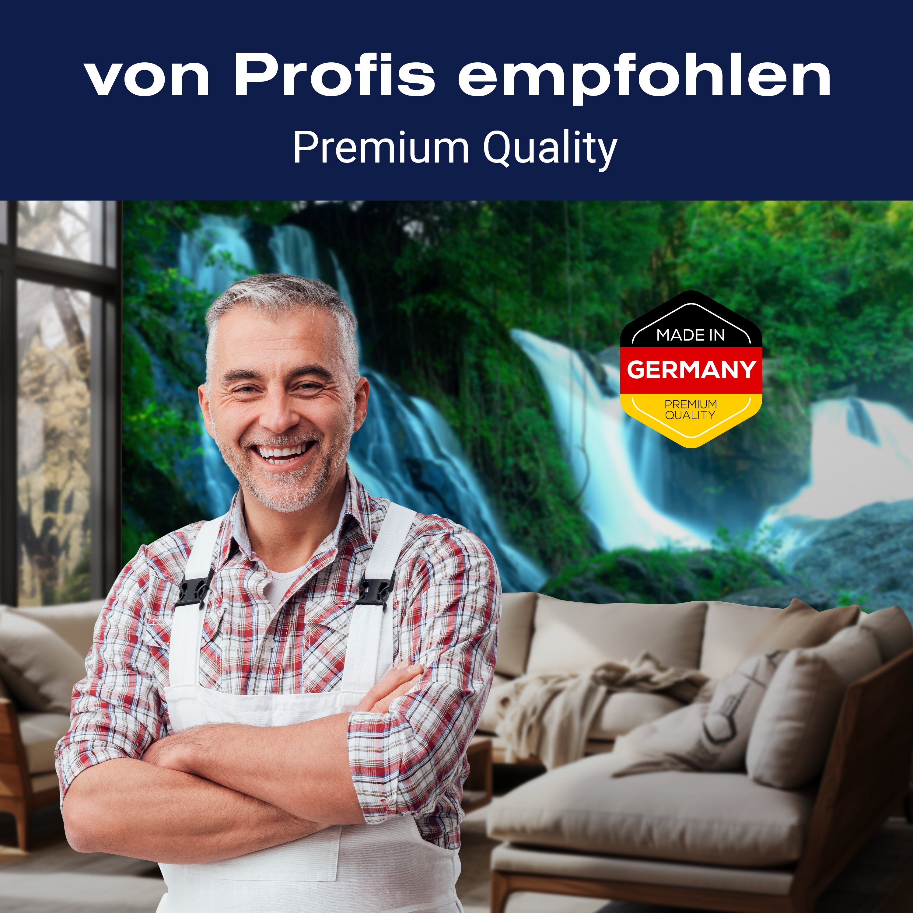 Fototapete Wald mit Wasserfall M5759 - Bild 5 Fototapete Wald mit Wasserfall M5759 - Bild 5