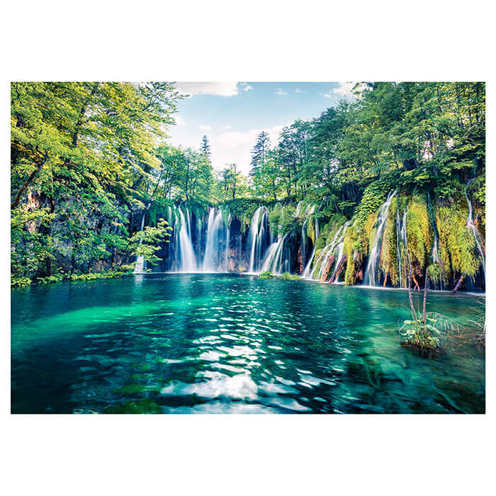 Fototapete Wasserfall mit See M5773 - Bild 2 Fototapete Wasserfall mit See M5773 - Bild 2