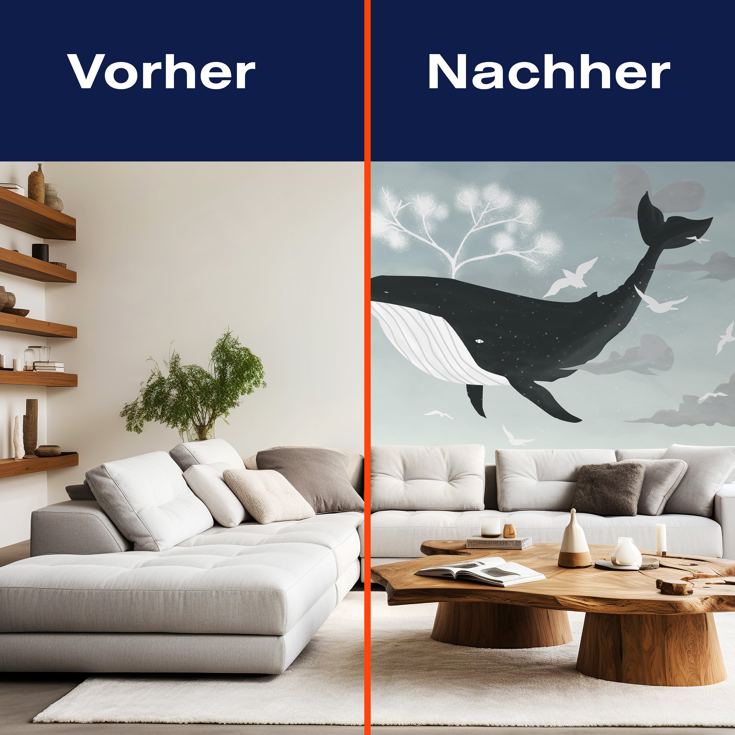 Fototapete Kinderzimmer Wal Himmel Wolken M5815 - Bild 9 Fototapete Kinderzimmer Wal Himmel Wolken M5815 - Bild 9