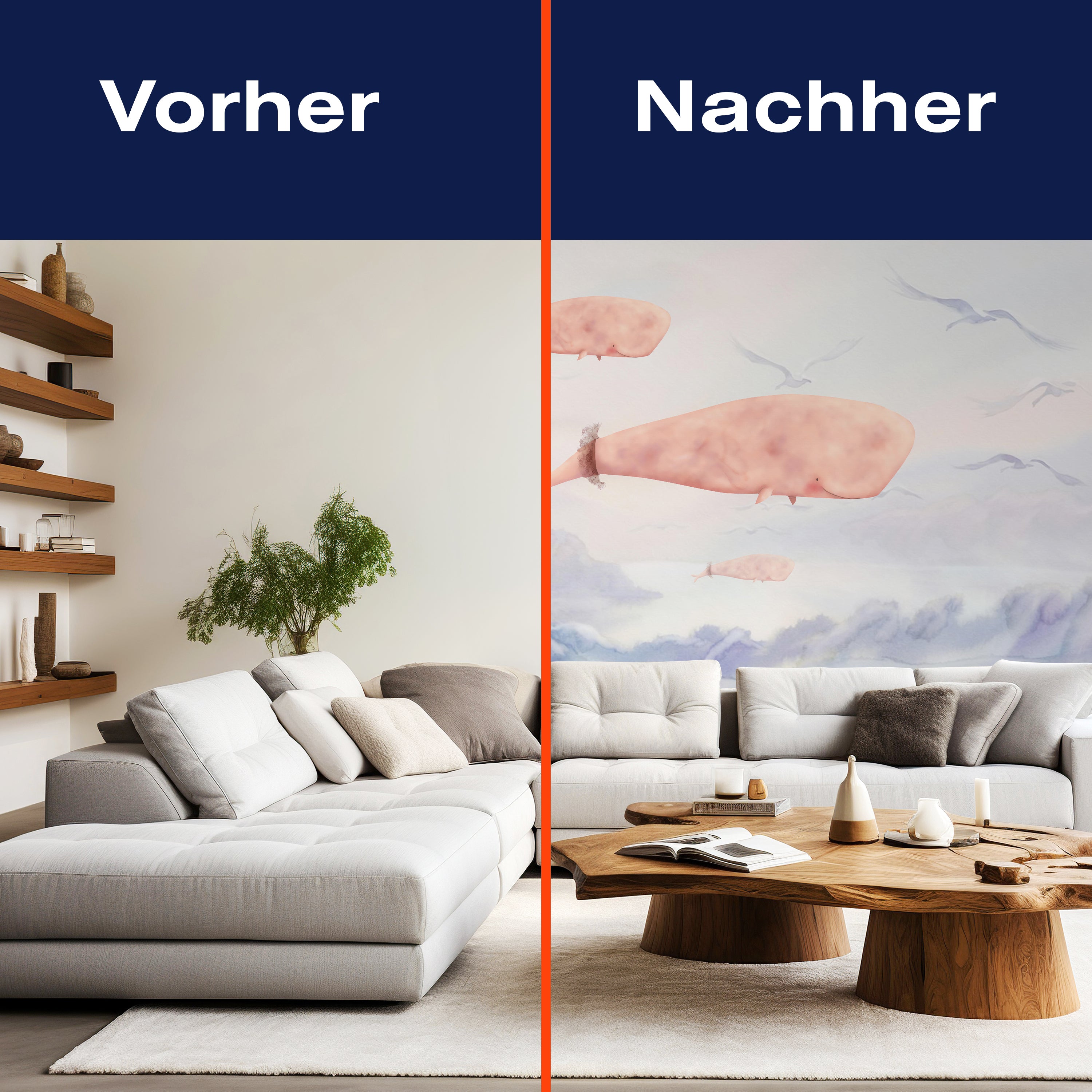 Fototapete Kinderzimmer Himmer Wale Berge M5821 - Bild 9 Fototapete Kinderzimmer Himmer Wale Berge M5821 - Bild 9