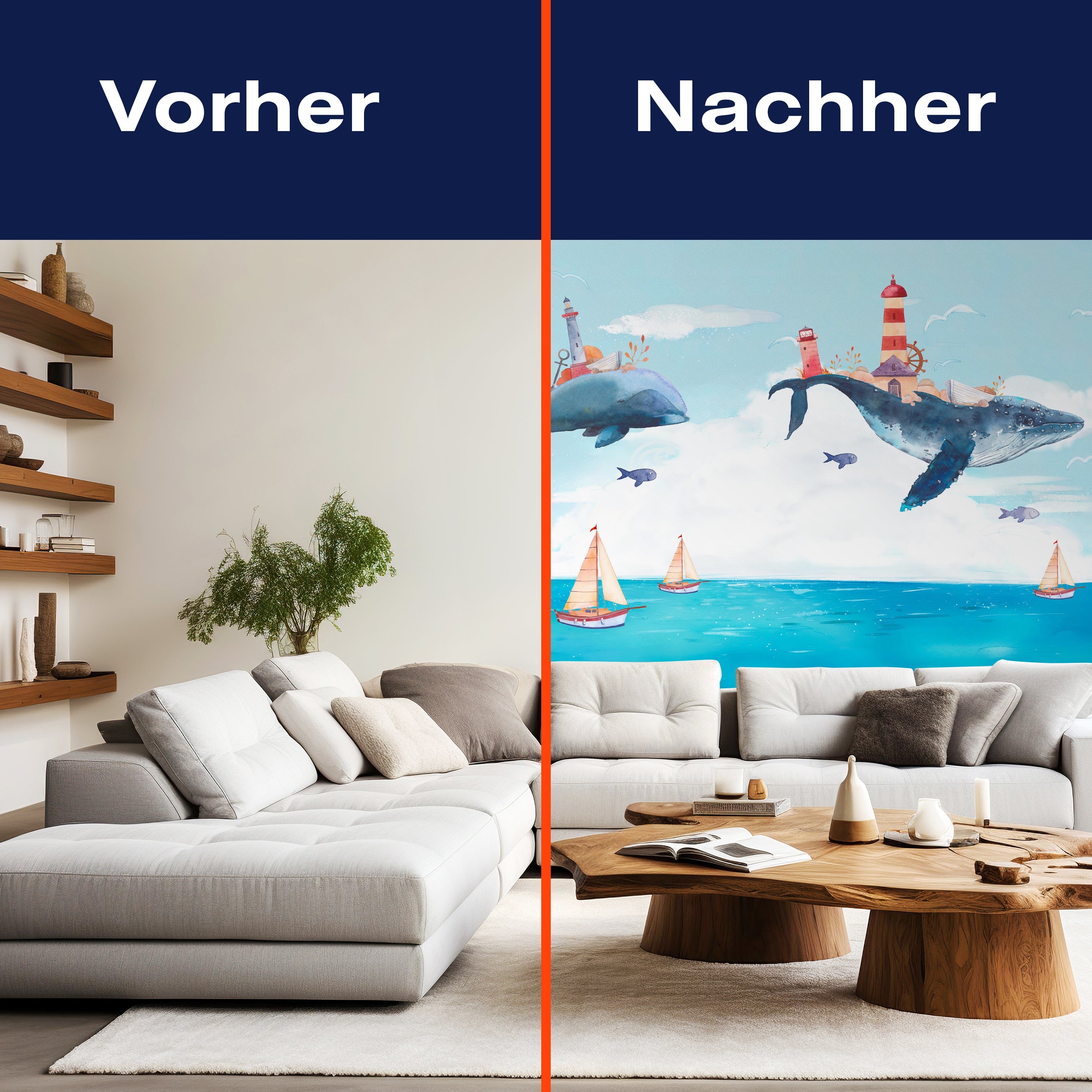 Fototapete Kinderzimmer Himmel Wal Fliegen Meer M5823 - Bild 9 Fototapete Kinderzimmer Himmel Wal Fliegen Meer M5823 - Bild 9