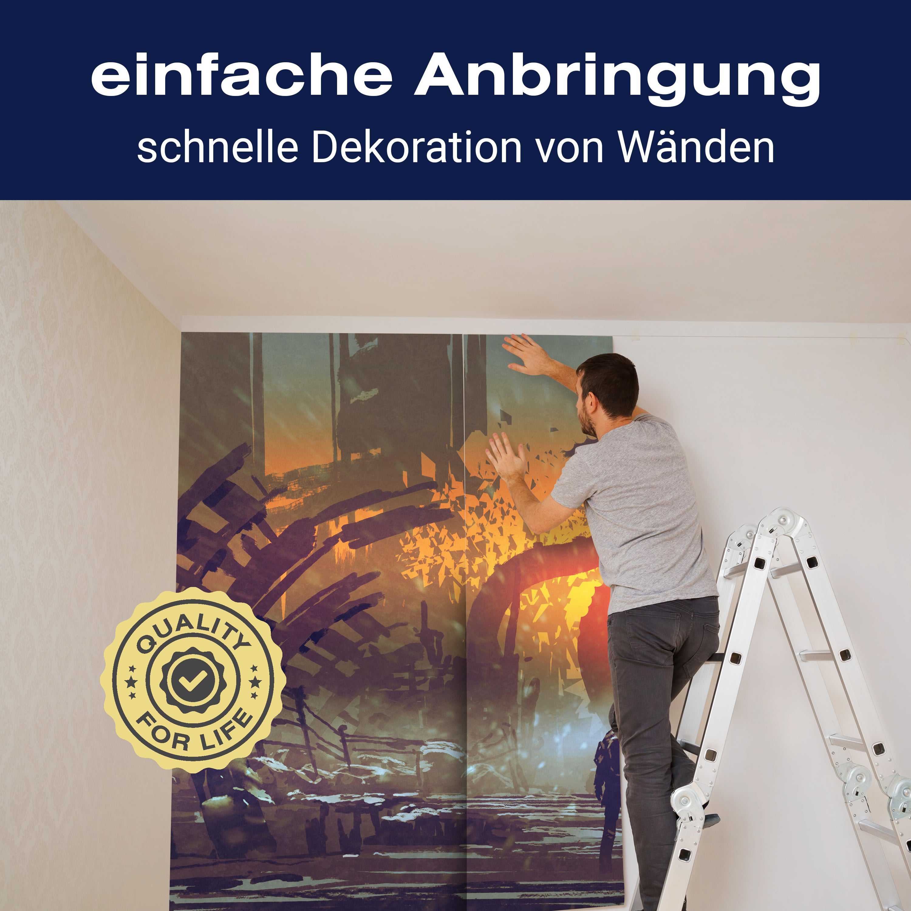 Fototapete Anime Stadt Fantasy Zerstörung M5842 - Bild 3 Fototapete Anime Stadt Fantasy Zerstörung M5842 - Bild 3