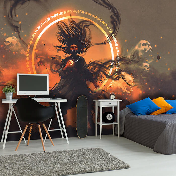 Fototapete Anime Magier Wolken M5843 - Bild 1 Fototapete Anime Magier Wolken M5843 - Bild 1