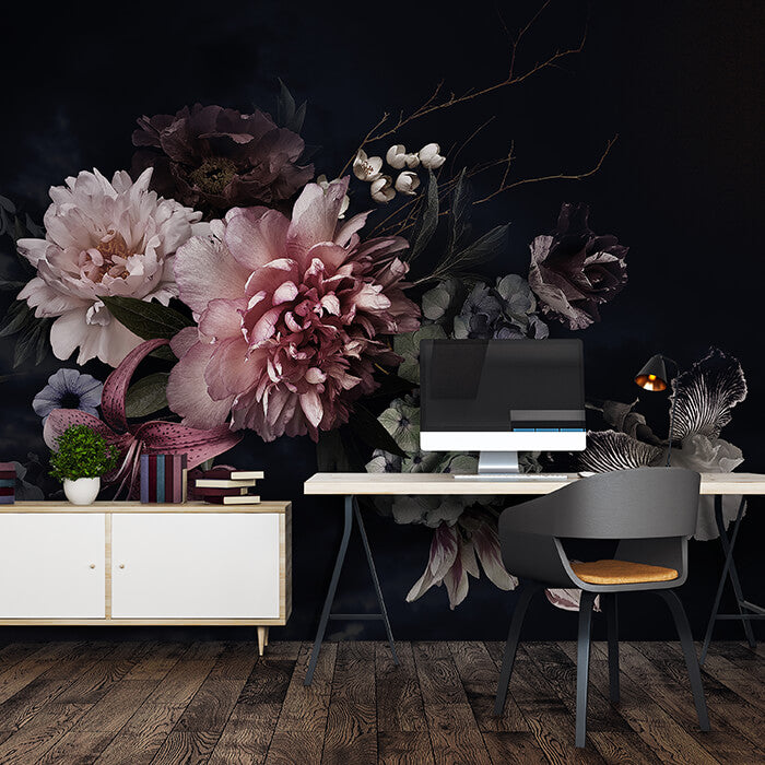 Fototapete Blumen Rosa Nebel M5870 - Bild 1 Fototapete Blumen Rosa Nebel M5870 - Bild 1