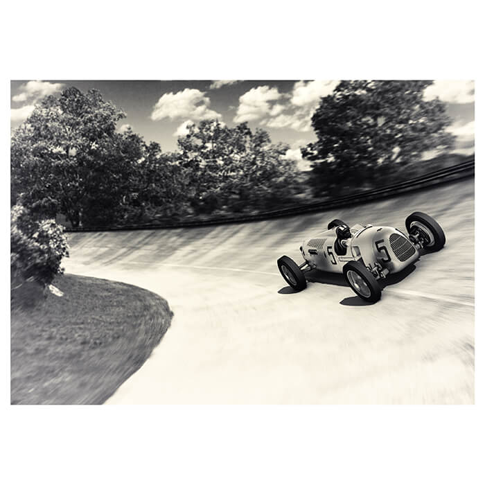 Fototapete Oldtimer Rennwagen auf Straße M5884 - Bild 2 Fototapete Oldtimer Rennwagen auf Straße M5884 - Bild 2