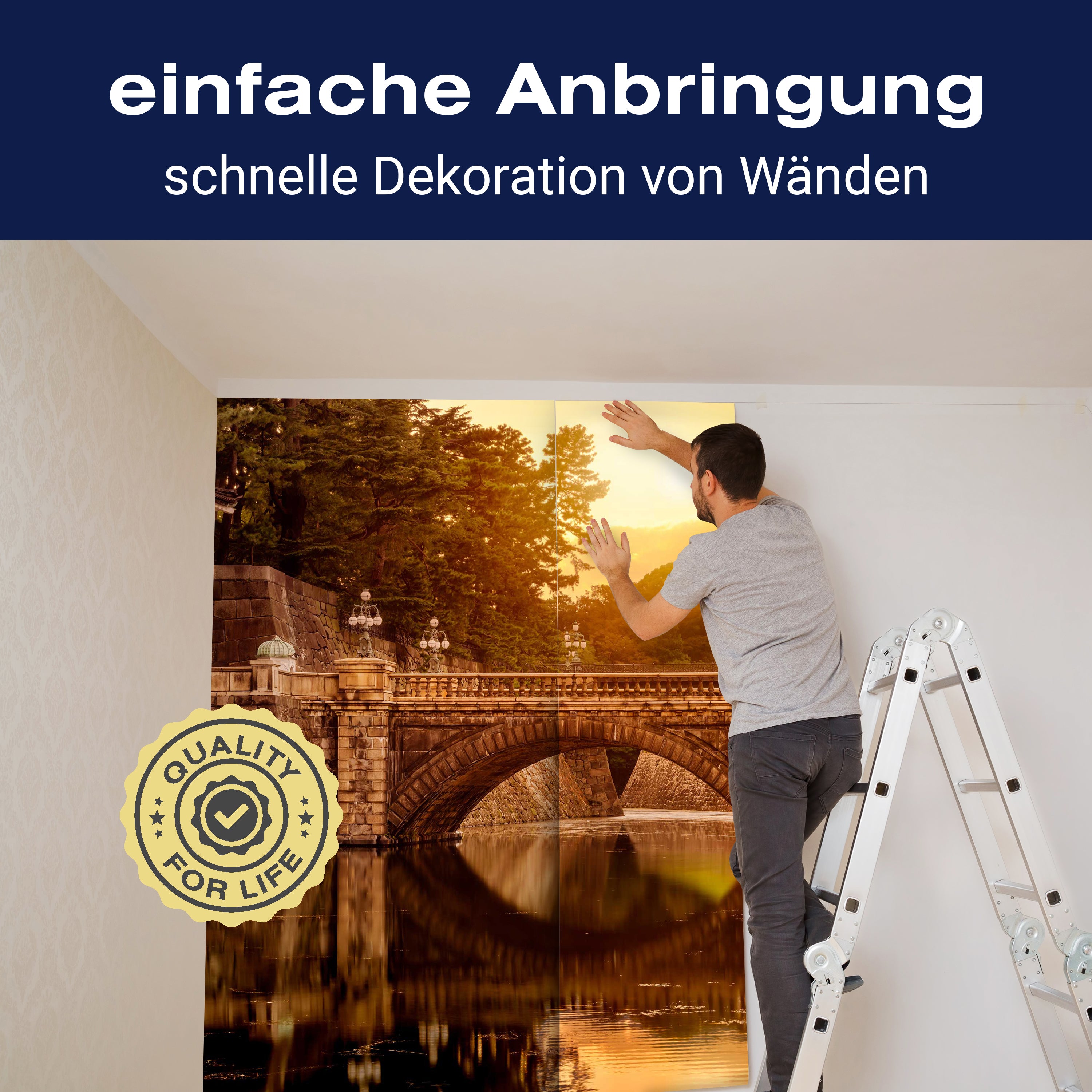 Fototapete Japanischer Stil Brücke M5932 - Bild 3 Fototapete Japanischer Stil Brücke M5932 - Bild 3