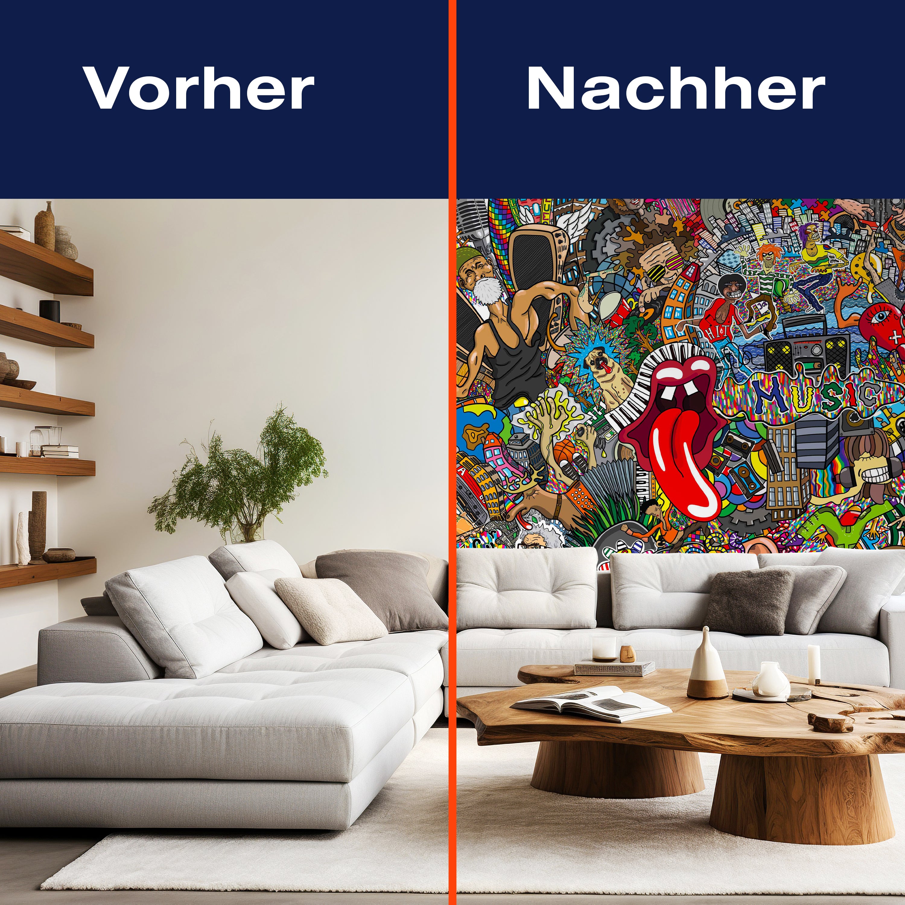 Fototapete Streetart Mund mit Zunge M5934 - Bild 9 Fototapete Streetart Mund mit Zunge M5934 - Bild 9