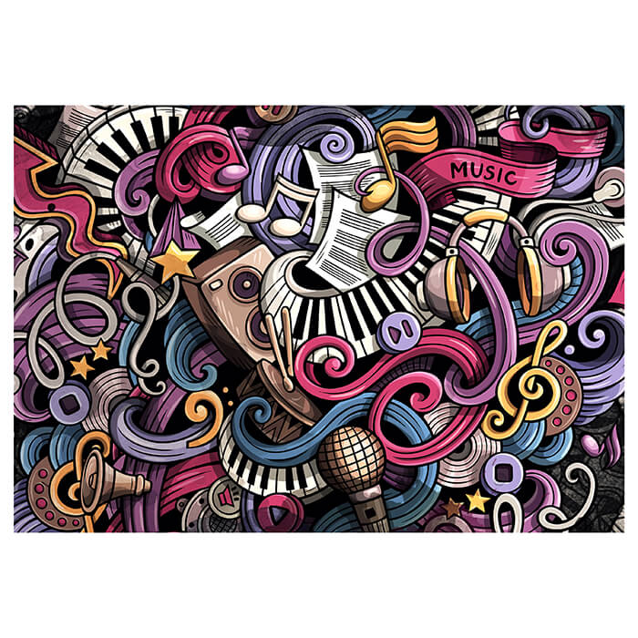 Fototapete Streetart Musik Klavier M5936 - Bild 2 Fototapete Streetart Musik Klavier M5936 - Bild 2