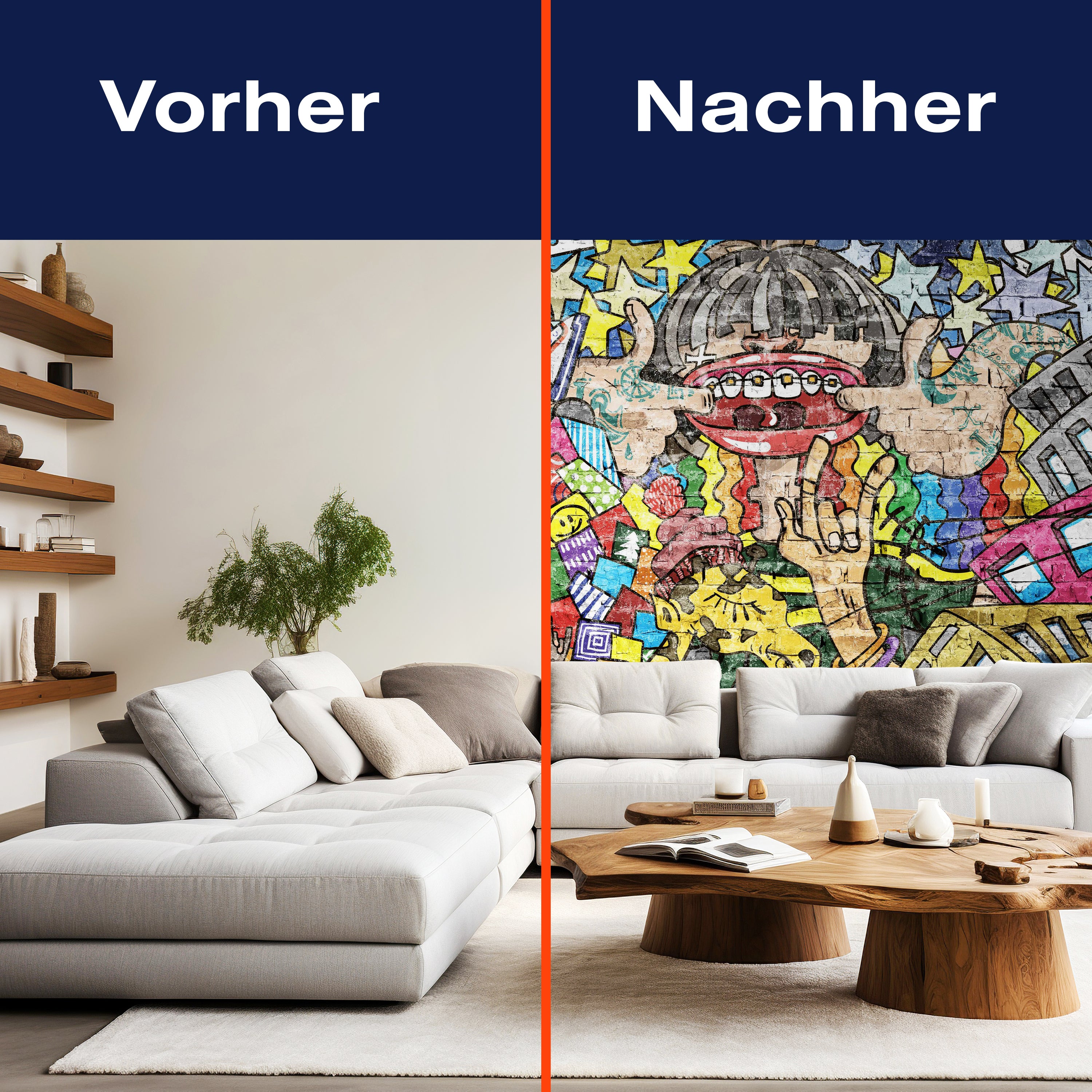 Fototapete Streetart Mensch mit offenem Mund M5939 - Bild 9 Fototapete Streetart Mensch mit offenem Mund M5939 - Bild 9