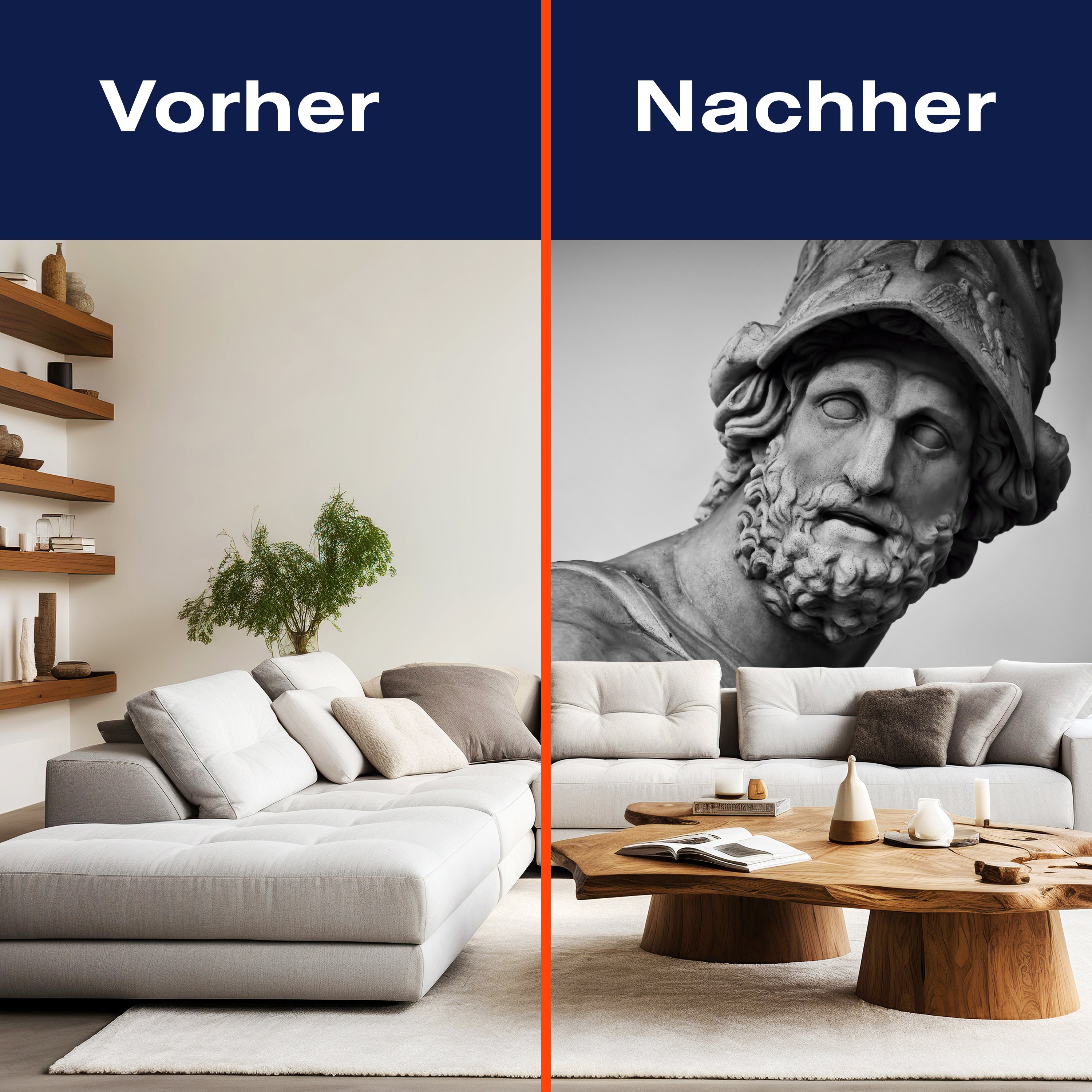 Fototapete Griechische männliche Statue M5946 - Bild 9 Fototapete Griechische männliche Statue M5946 - Bild 9