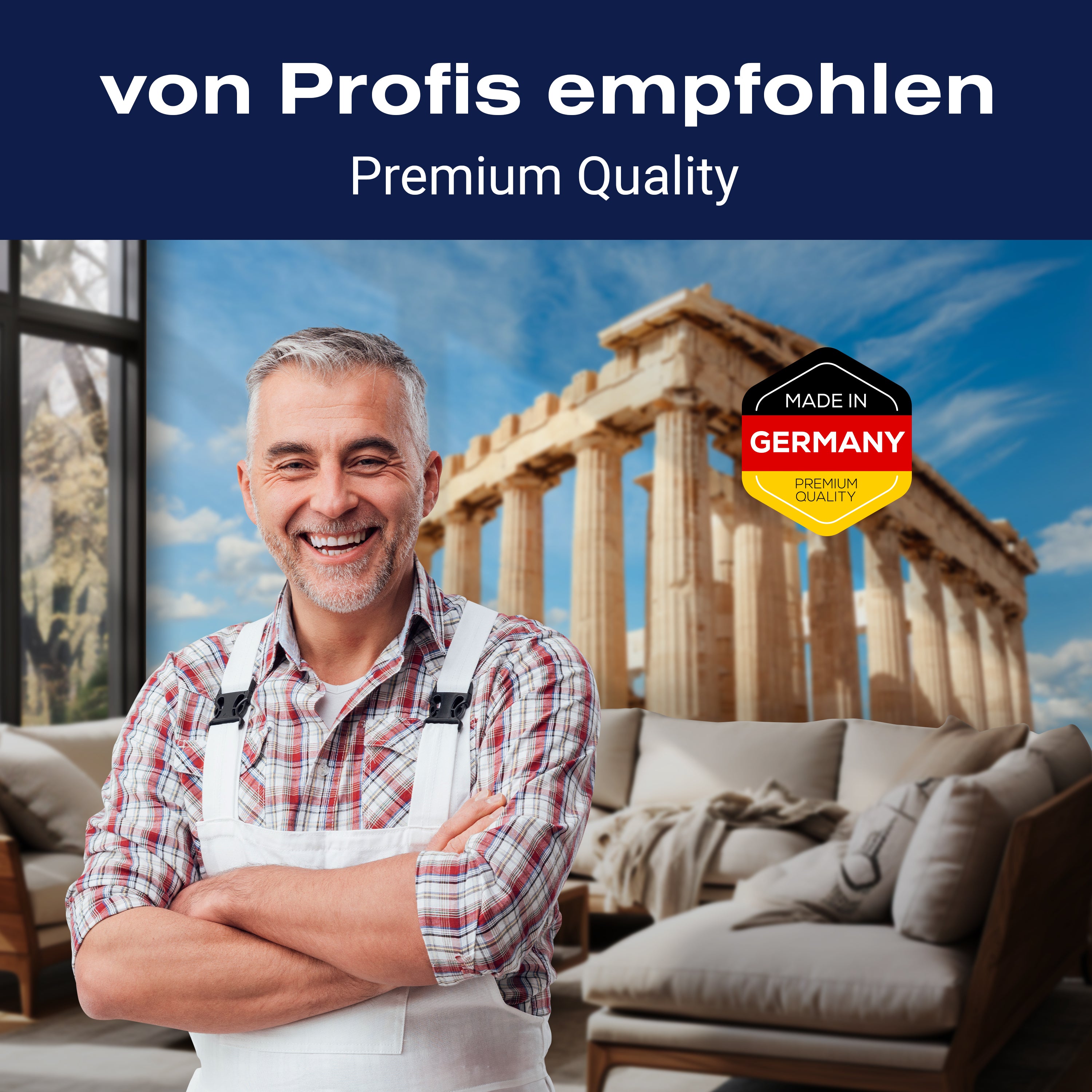 Fototapete Griechische Ruine mit blauem Himmel M5950 - Bild 5 Fototapete Griechische Ruine mit blauem Himmel M5950 - Bild 5