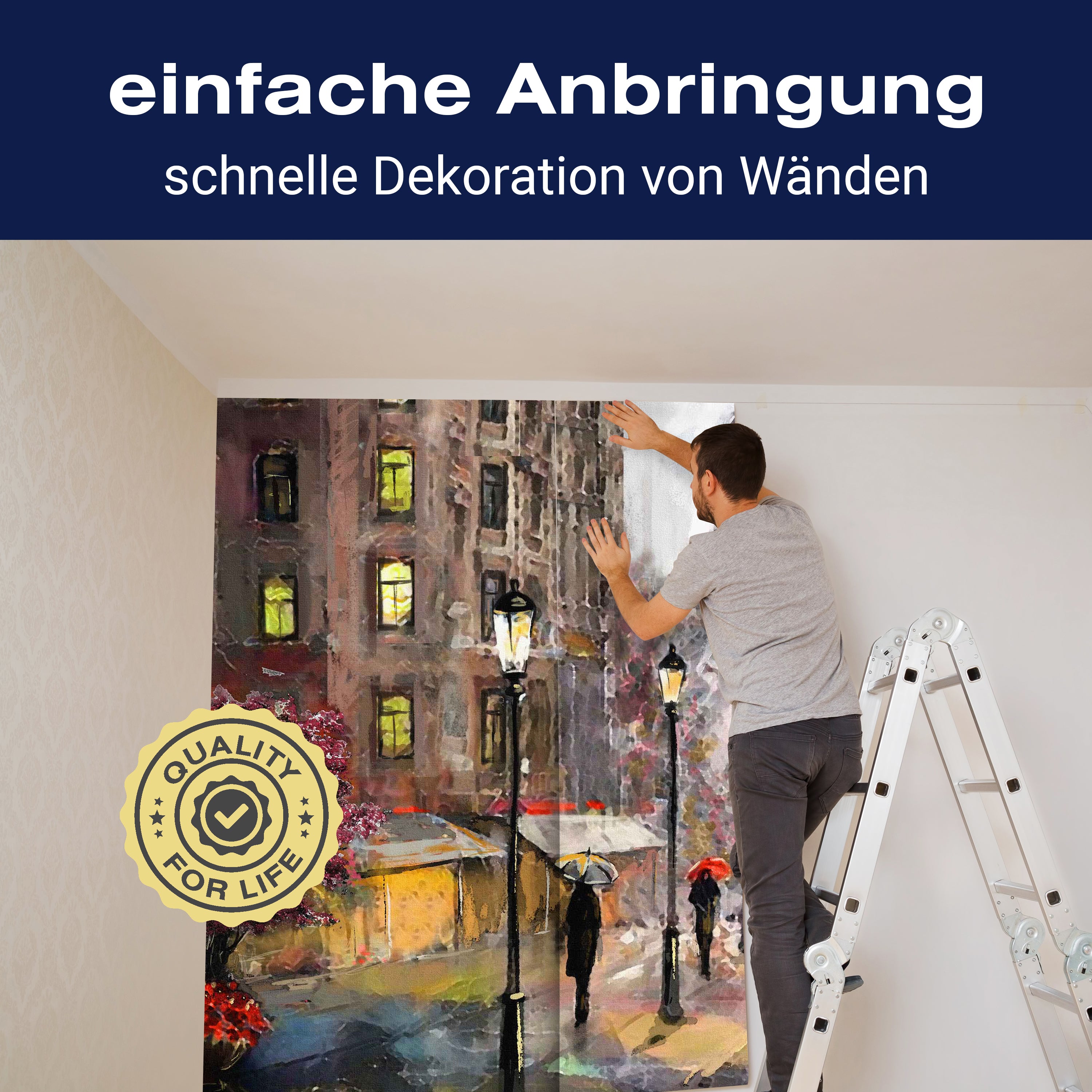 Fototapete Gemälde Menschen in Paris M5979 - Bild 3 Fototapete Gemälde Menschen in Paris M5979 - Bild 3