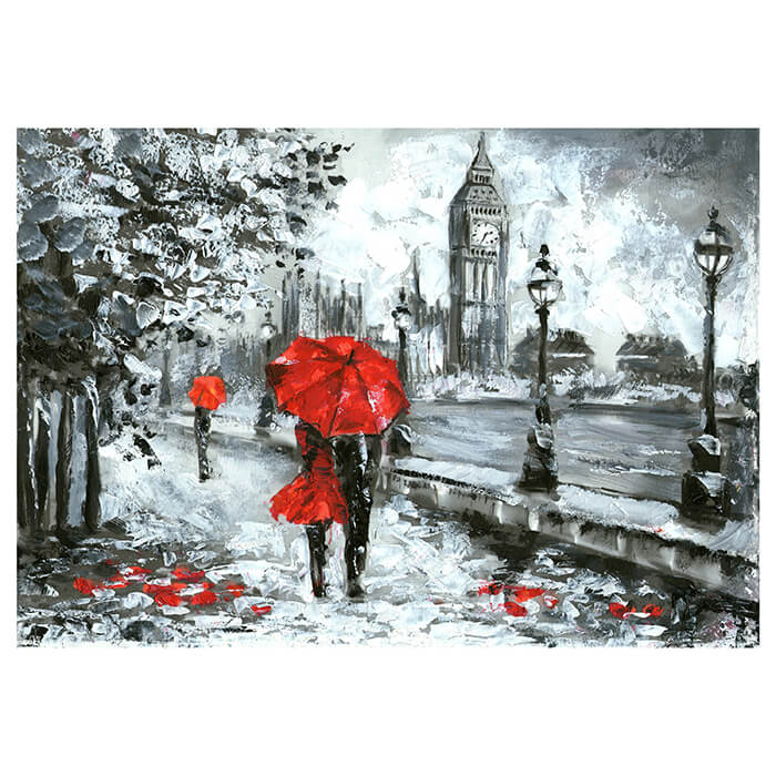 Fototapete Gemälde Pärchen mit Regenschirm M5985 - Bild 2 Fototapete Gemälde Pärchen mit Regenschirm M5985 - Bild 2