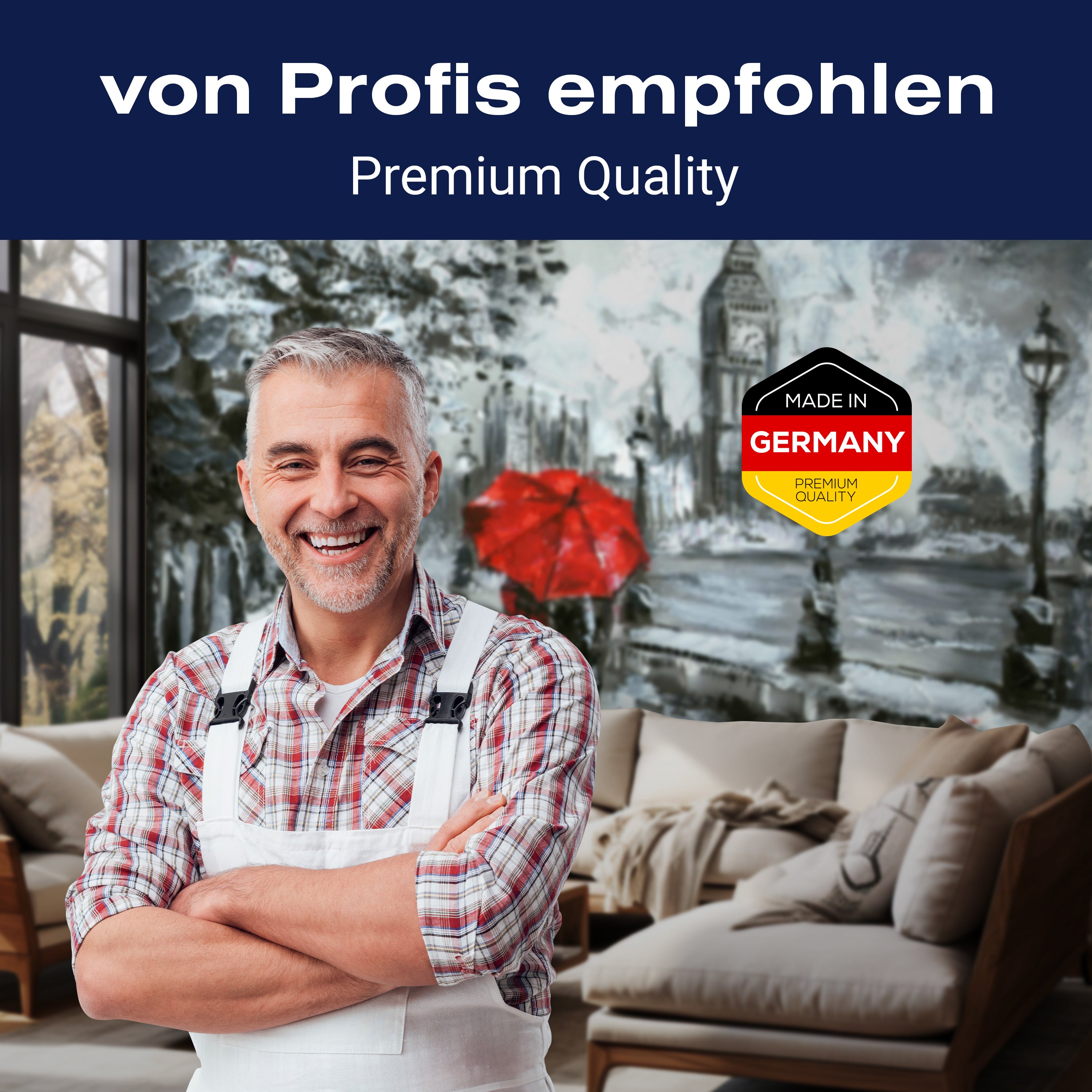 Fototapete Gemälde Pärchen mit Regenschirm M5985 - Bild 5 Fototapete Gemälde Pärchen mit Regenschirm M5985 - Bild 5