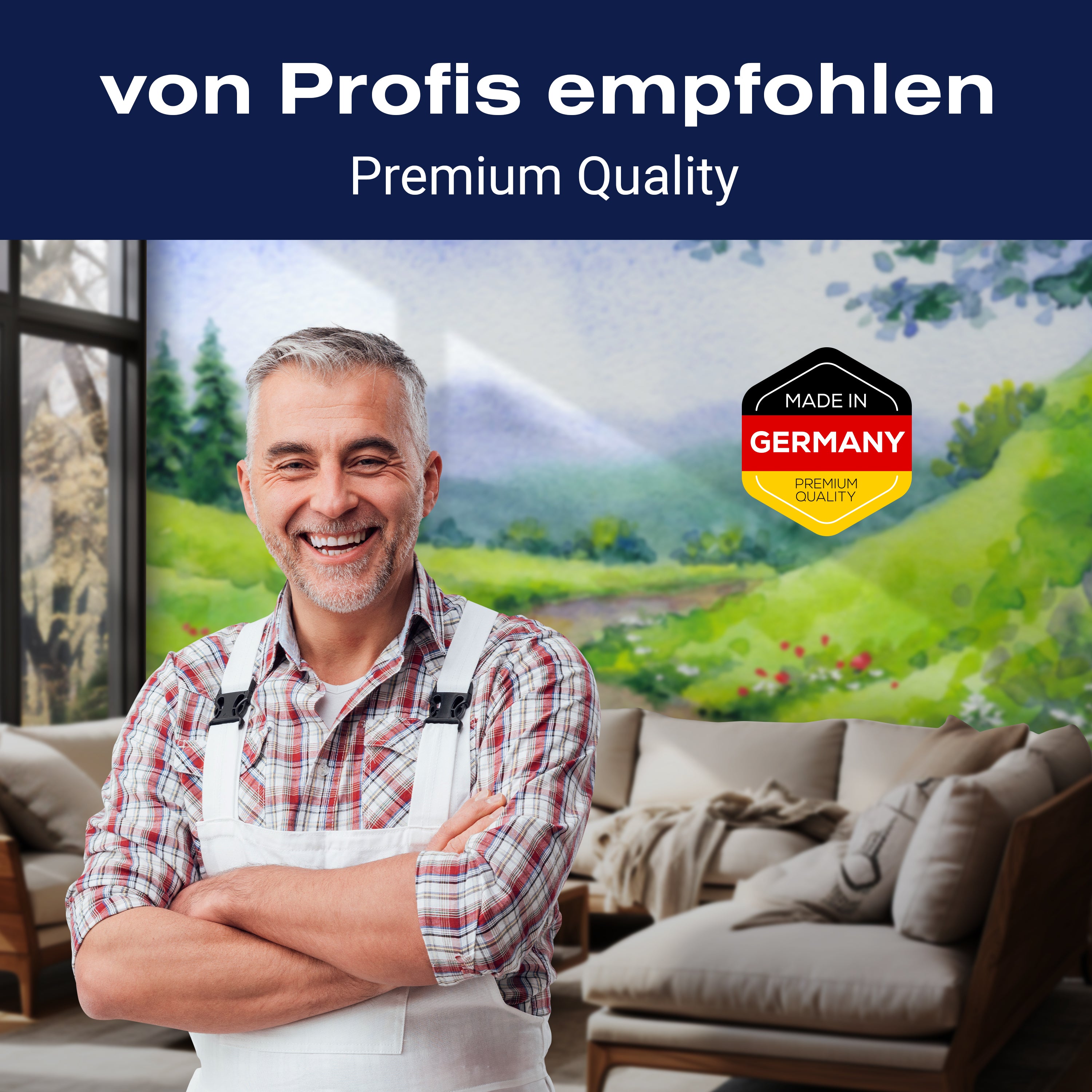 Fototapete Gemälde Landschaft mit Hügeln M5995 - Bild 5 Fototapete Gemälde Landschaft mit Hügeln M5995 - Bild 5