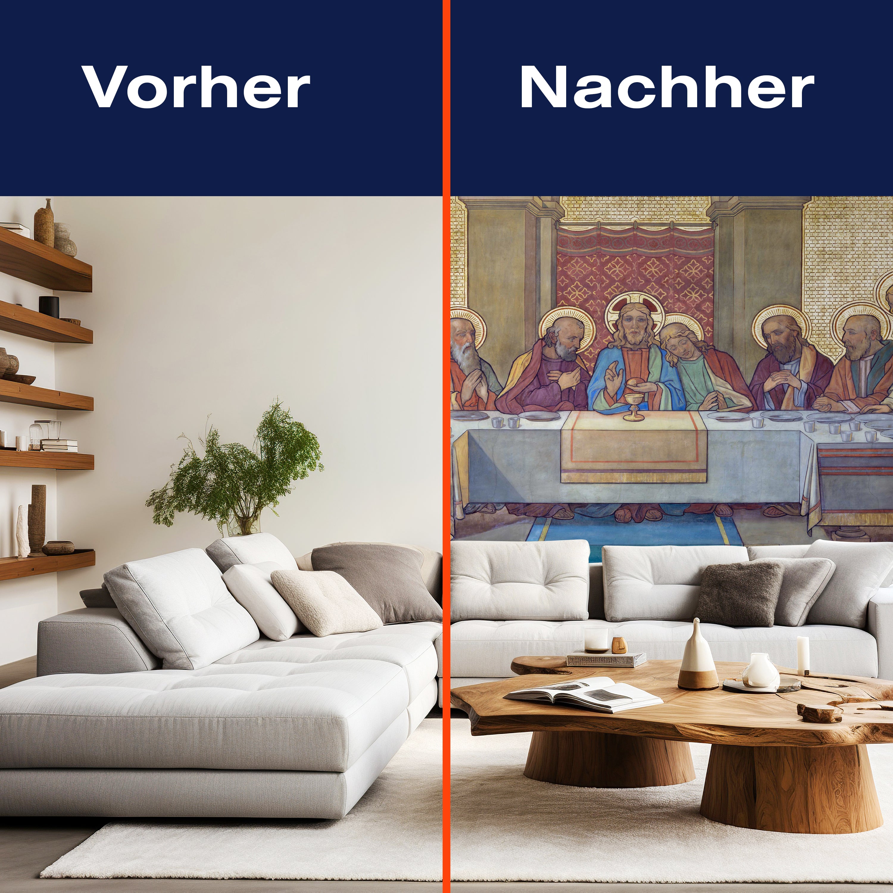 Fototapete Gemälde Jesus und Jünger an Tafel M6006 - Bild 9 Fototapete Gemälde Jesus und Jünger an Tafel M6006 - Bild 9