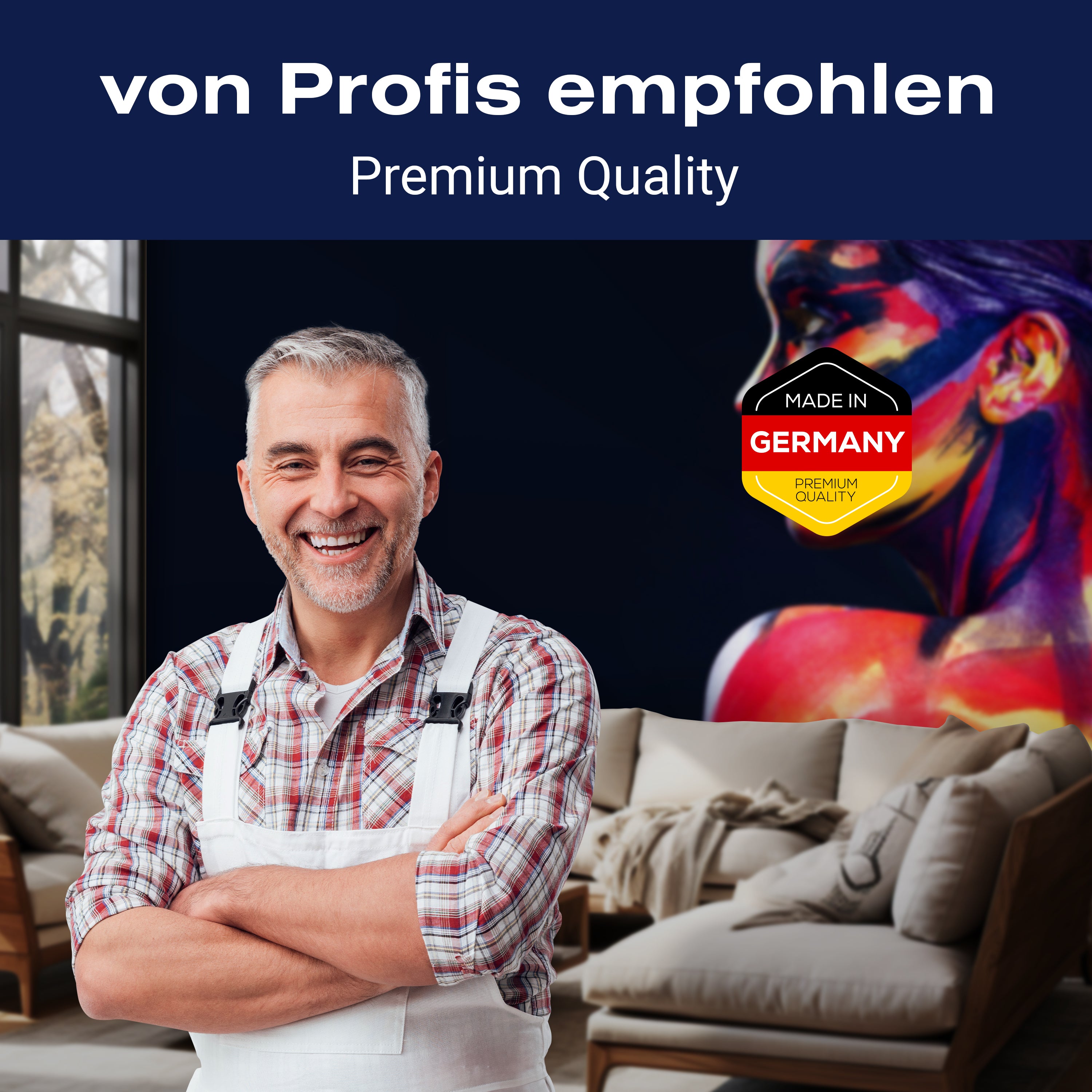 Fototapete Frau mit bemalten Körper M6011 - Bild 5 Fototapete Frau mit bemalten Körper M6011 - Bild 5