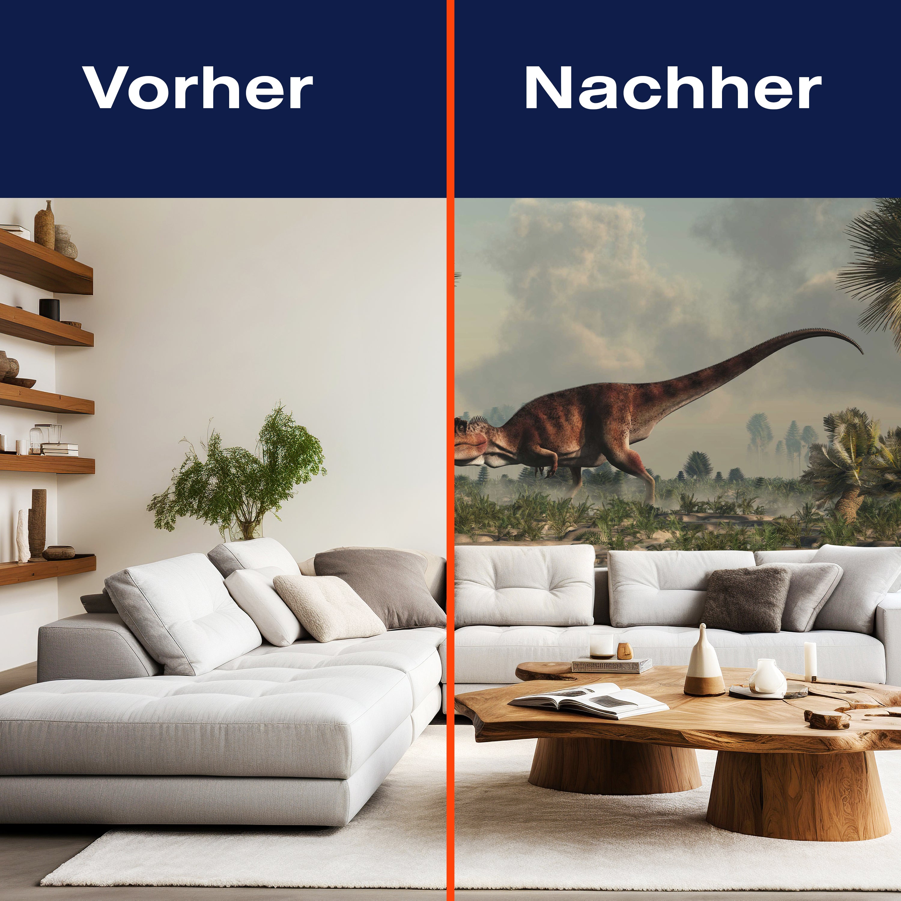 Fototapete Giganotosaurus Dino zwischen Palmen M6017 - Bild 9 Fototapete Giganotosaurus Dino zwischen Palmen M6017 - Bild 9