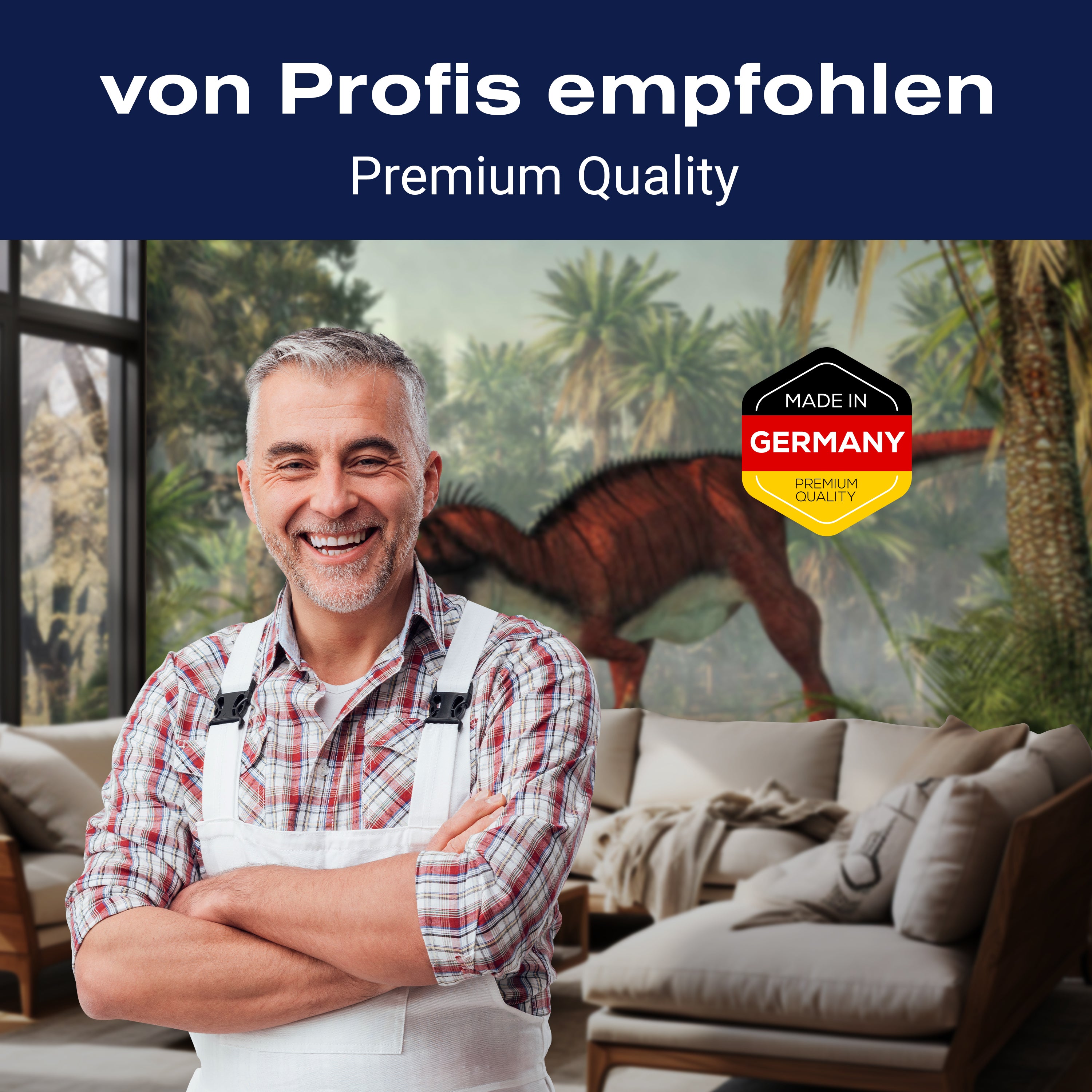 Fototapete Ceratosaurus im Wasser mit Palmen M6022 - Bild 5 Fototapete Ceratosaurus im Wasser mit Palmen M6022 - Bild 5