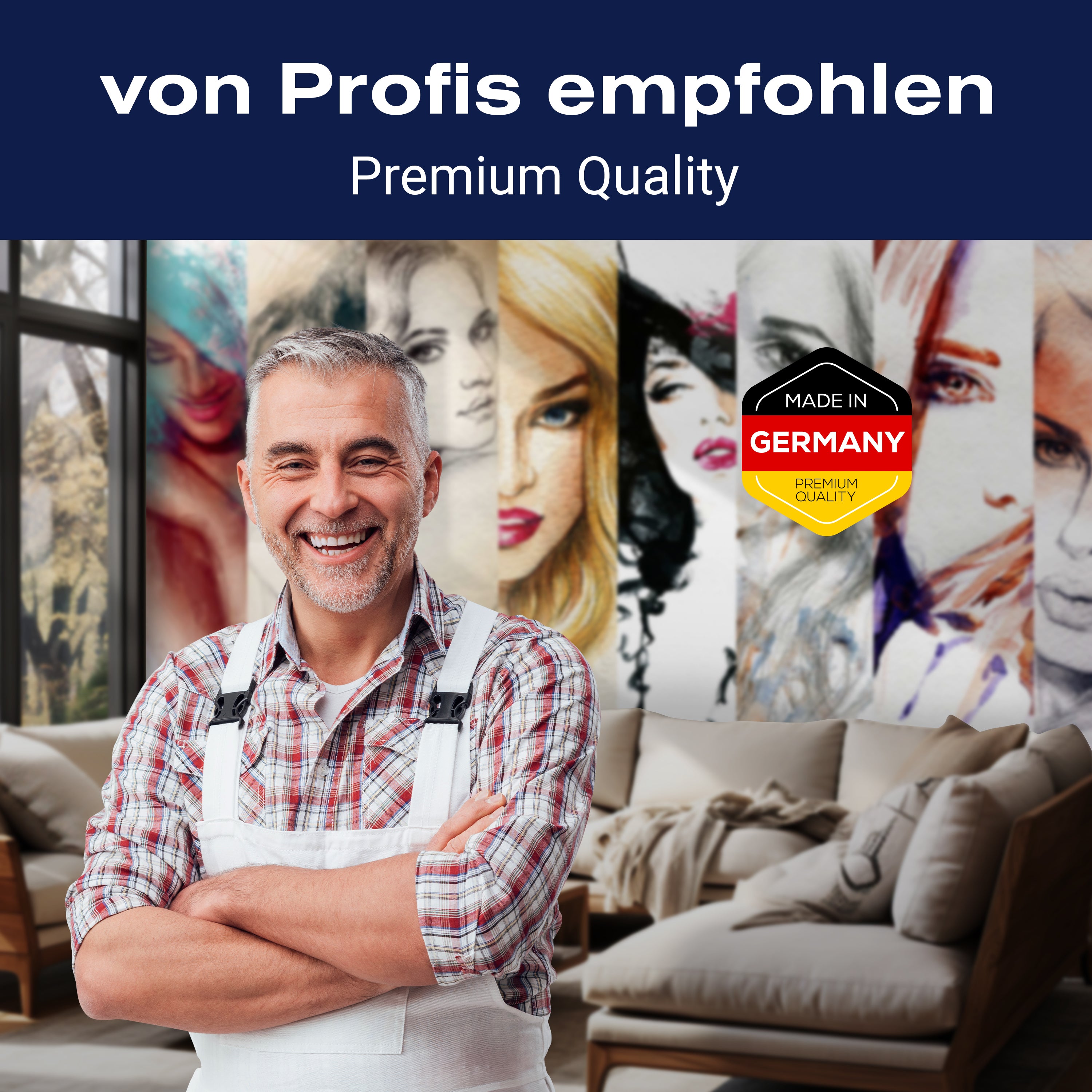 Fototapete Frauen mit verschiedenen Maltechniken M6055 - Bild 5 Fototapete Frauen mit verschiedenen Maltechniken M6055 - Bild 5