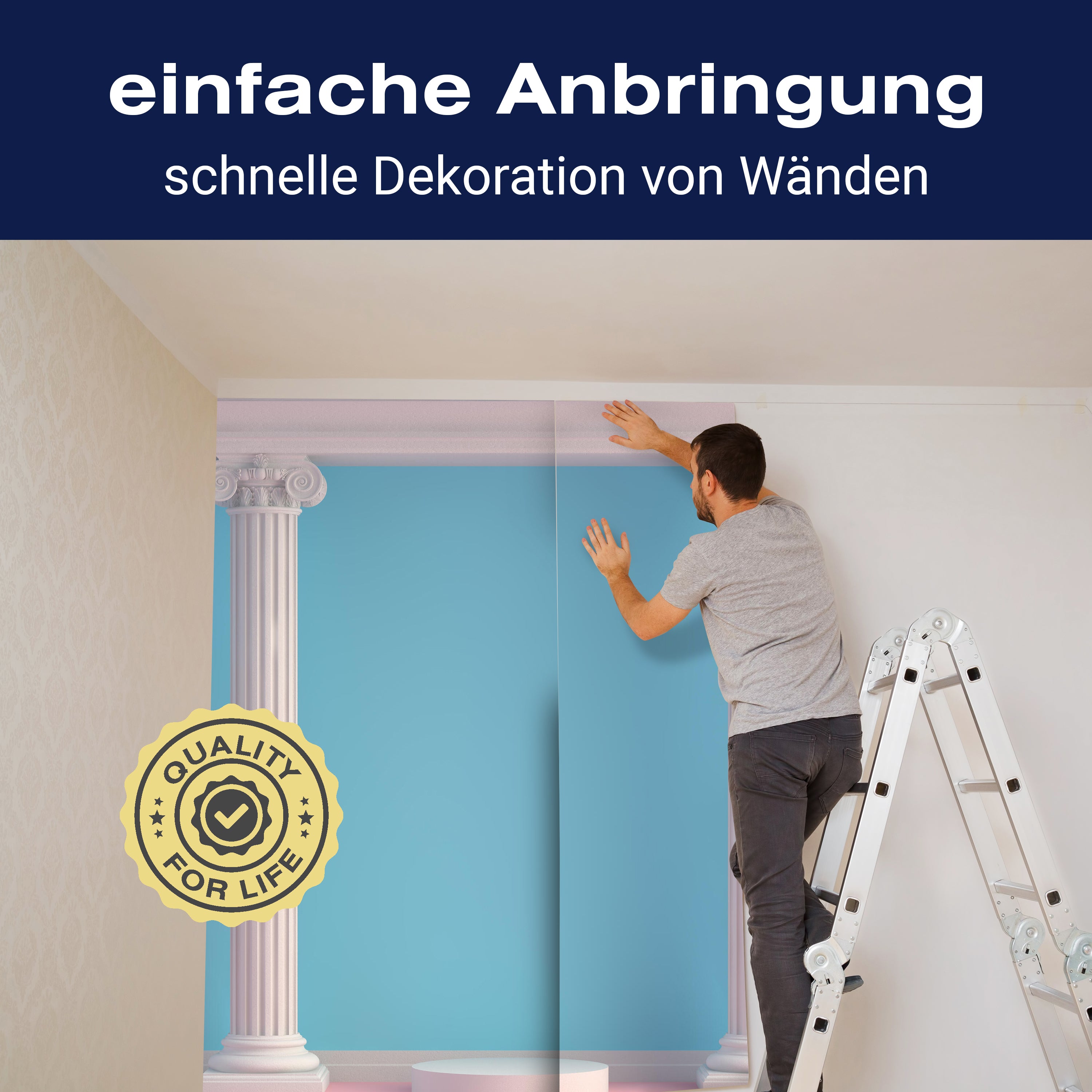 Fototapete Griechische Statue Frau Säulen M6064 - Bild 3 Fototapete Griechische Statue Frau Säulen M6064 - Bild 3