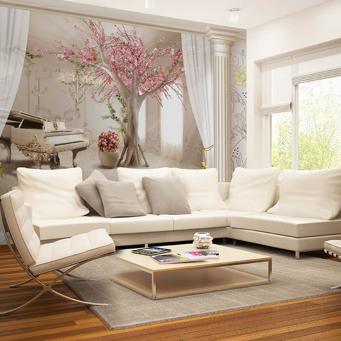 Fototapete Eingang Raum Klavier Baum M6084 - Bild 1 Fototapete Eingang Raum Klavier Baum M6084 - Bild 1