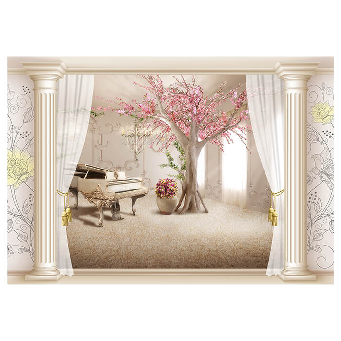 Fototapete Eingang Raum Klavier Baum M6084 - Bild 2 Fototapete Eingang Raum Klavier Baum M6084 - Bild 2