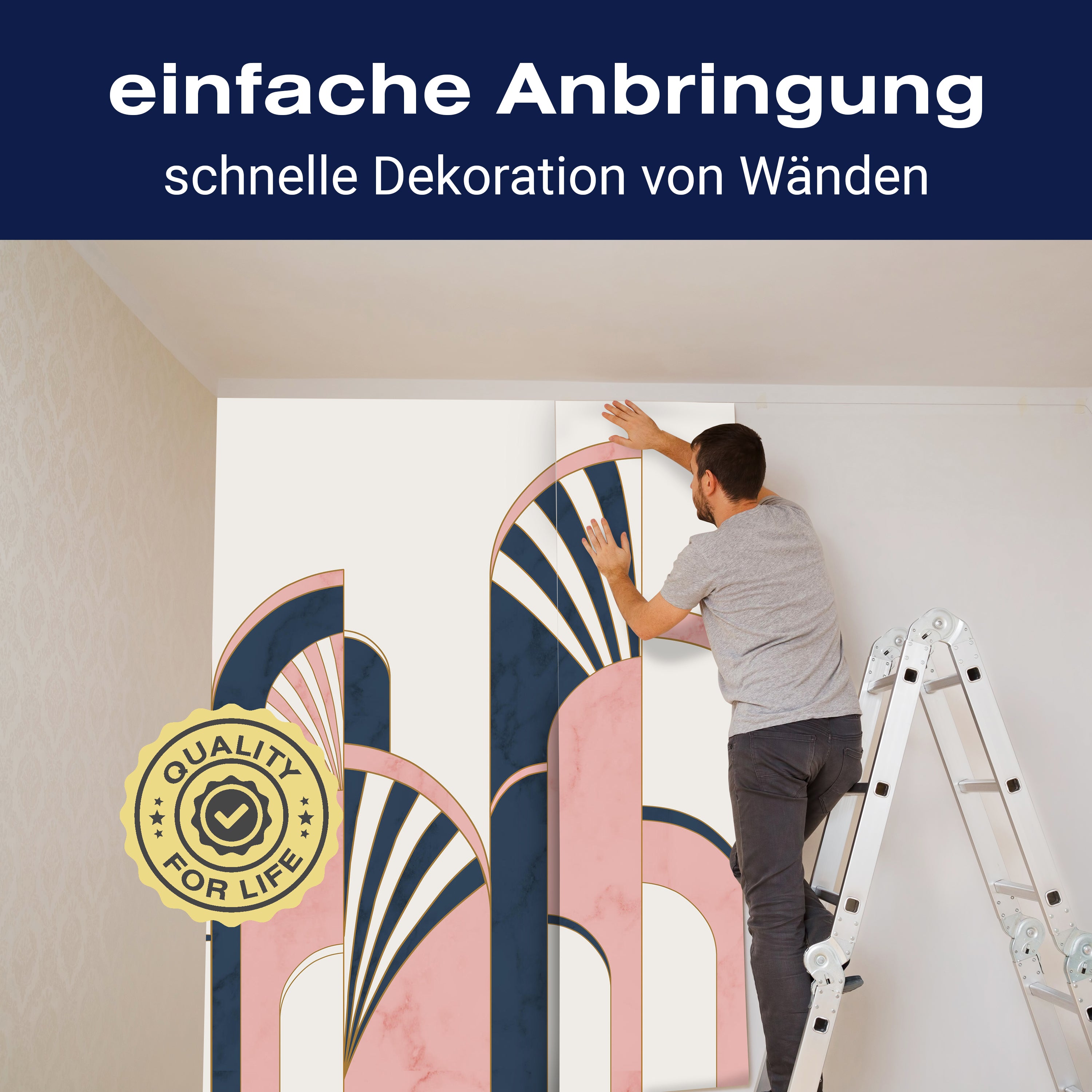 Fototapete Art Deco Design Vintage M6110 - Bild 3 Fototapete Art Deco Design Vintage M6110 - Bild 3