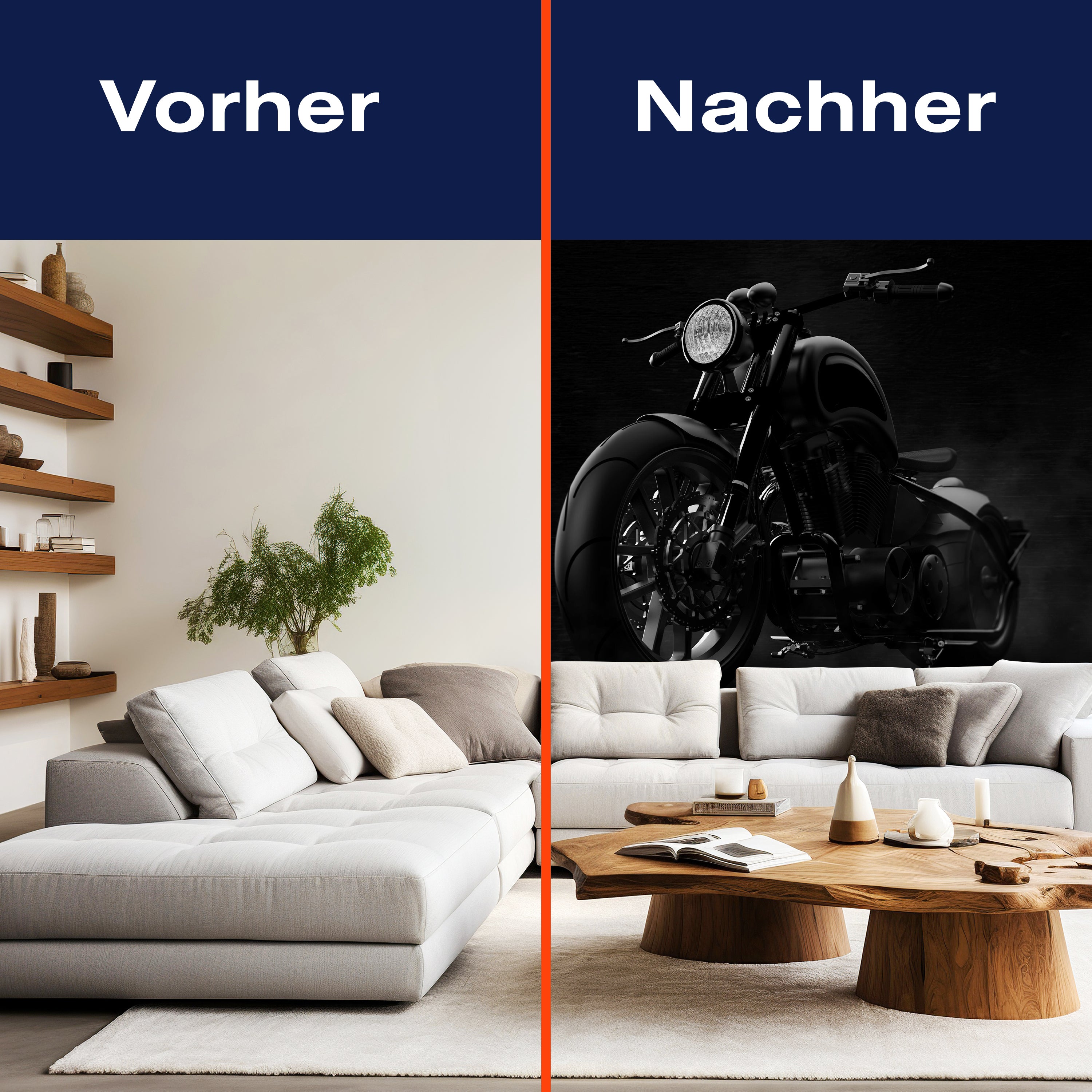 Fototapete Motorrad schwarz Bike M6144 - Bild 9 Fototapete Motorrad schwarz Bike M6144 - Bild 9