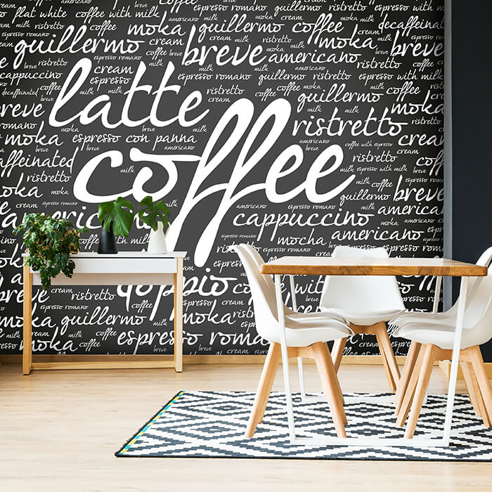 Fototapete Latte Coffee Küche M6154 - Bild 1 Fototapete Latte Coffee Küche M6154 - Bild 1