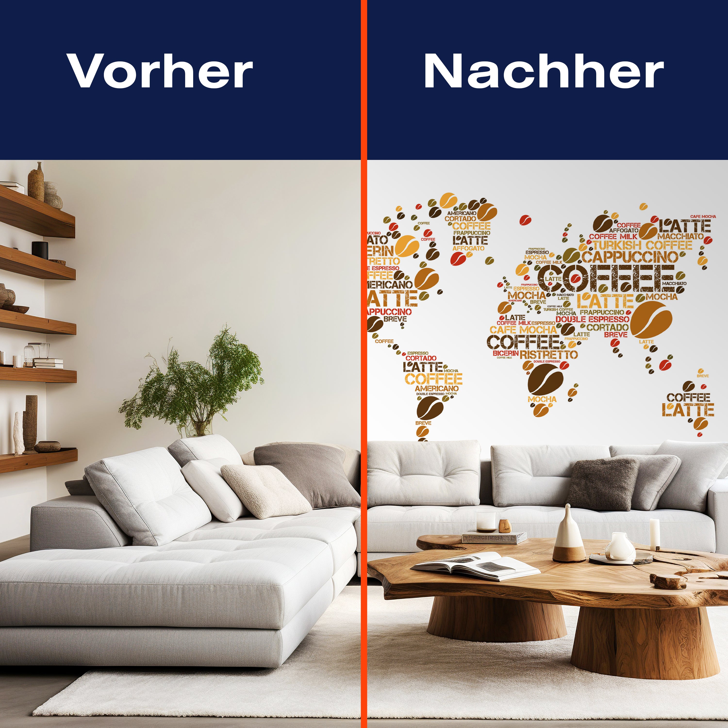 Fototapete Weltkarte Kaffee Küche M6155 - Bild 9 Fototapete Weltkarte Kaffee Küche M6155 - Bild 9