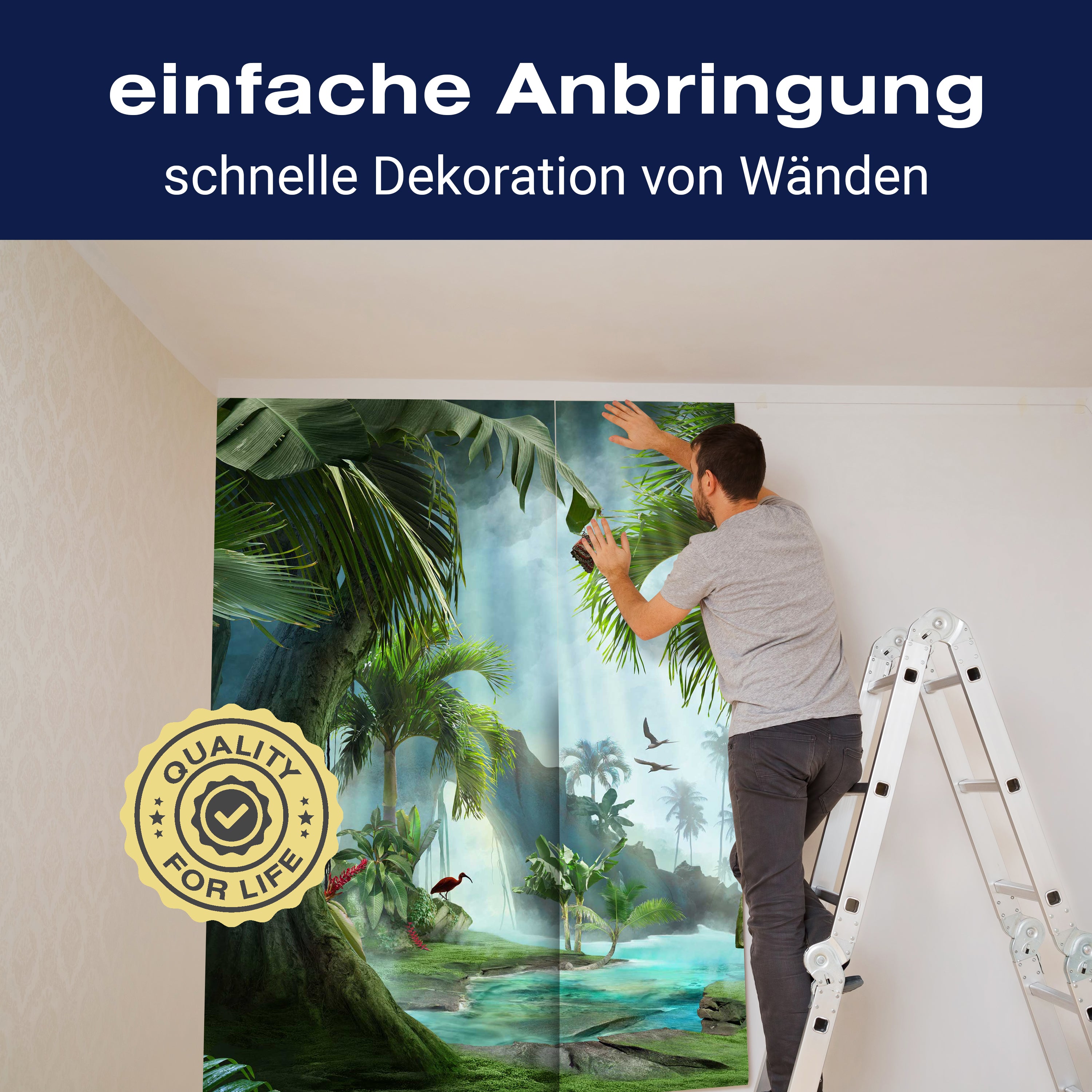 Fototapete Dschungel Jaguar Regenwald M6177 - Bild 3 Fototapete Dschungel Jaguar Regenwald M6177 - Bild 3