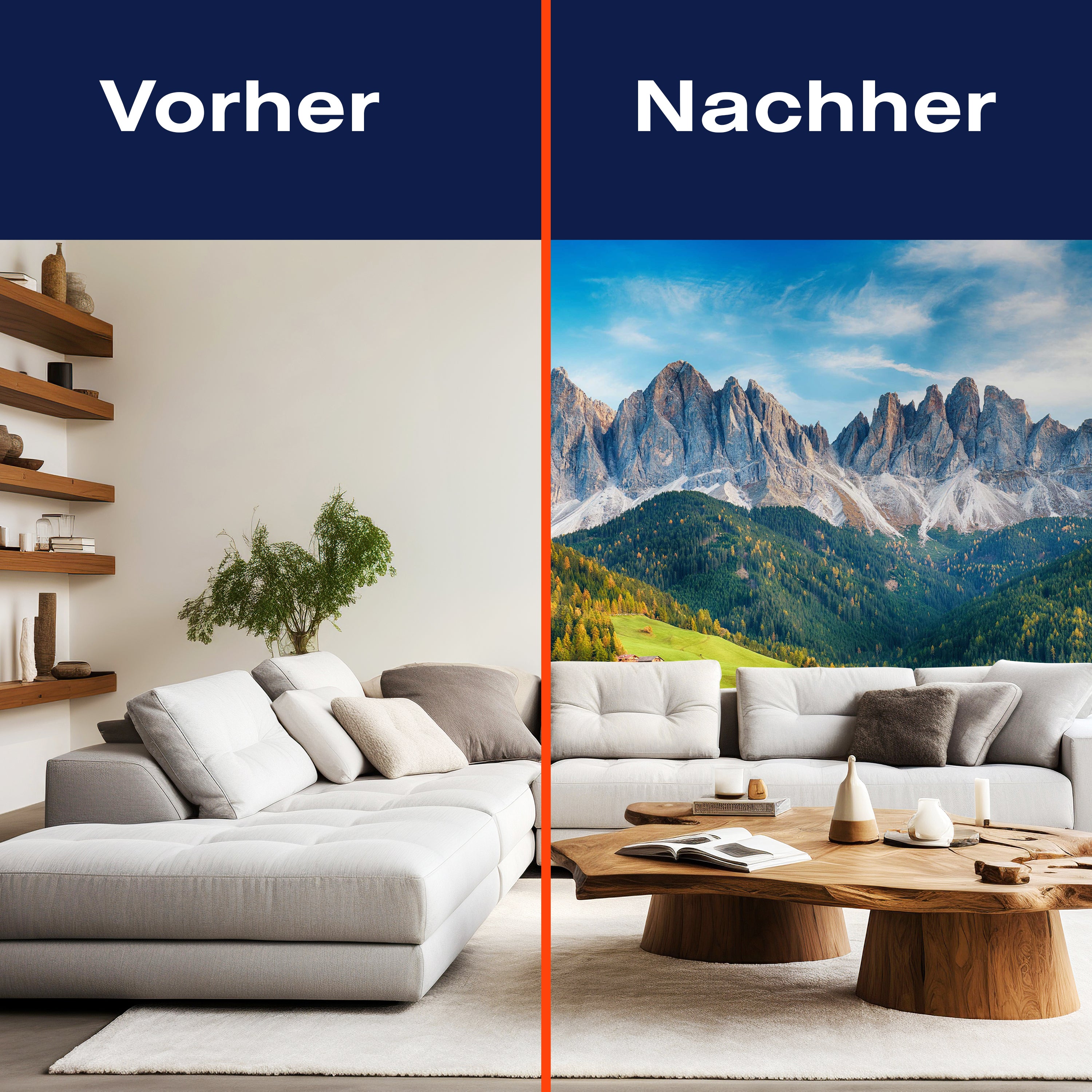 Fototapete Landschaft Berge Wald Bäume M6187 - Bild 9 Fototapete Landschaft Berge Wald Bäume M6187 - Bild 9