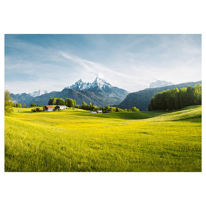 Fototapete Wiese Berge Gebirge M6196 - Bild 2 Fototapete Wiese Berge Gebirge M6196 - Bild 2