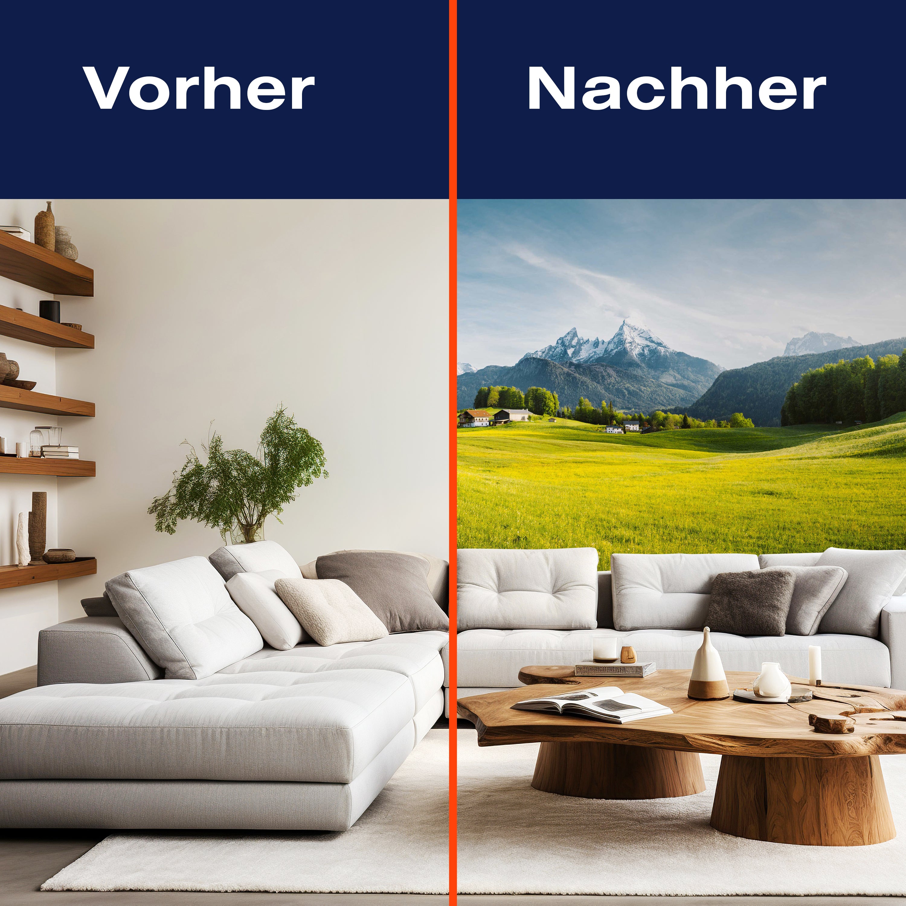 Fototapete Wiese Berge Gebirge M6196 - Bild 9 Fototapete Wiese Berge Gebirge M6196 - Bild 9