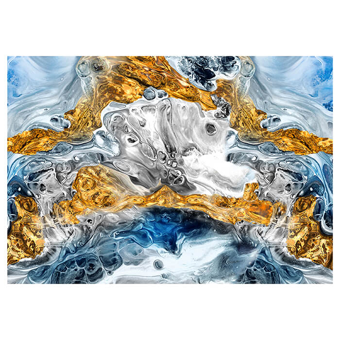 Fototapete Marmor blau gold grau M6214 - Bild 2 Fototapete Marmor blau gold grau M6214 - Bild 2