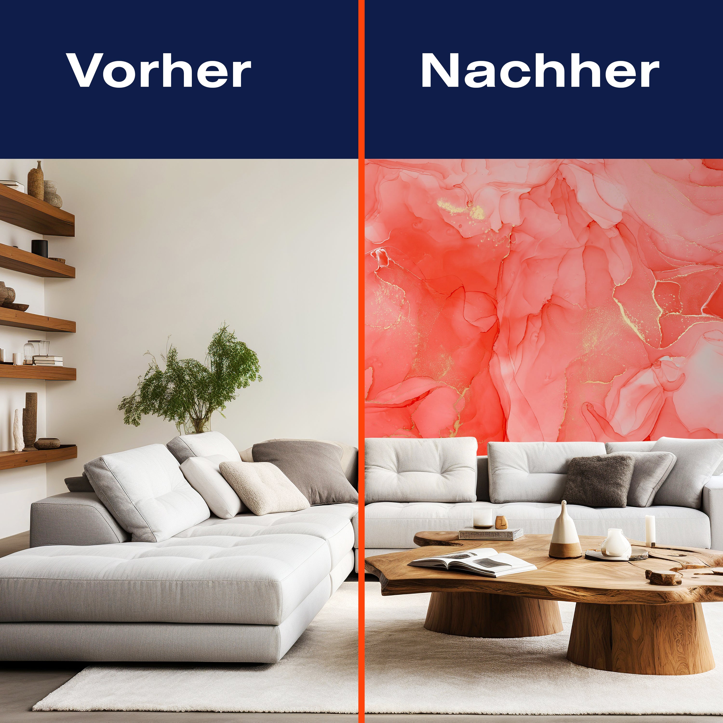 Fototapete Marmor Marmoroptik rot M6221 - Bild 9 Fototapete Marmor Marmoroptik rot M6221 - Bild 9