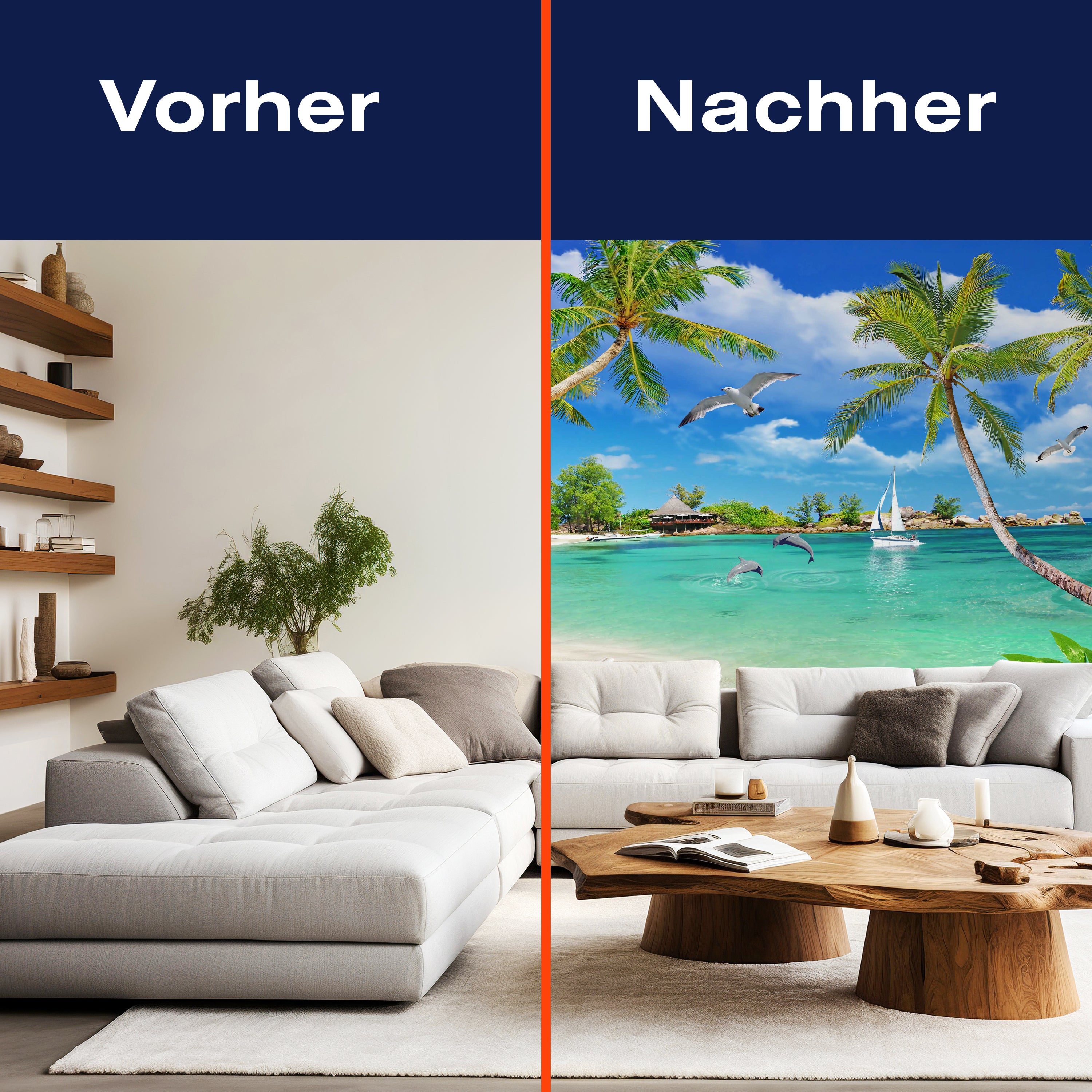 Fototapete Strand Meer Palmen M6239 - Bild 9 Fototapete Strand Meer Palmen M6239 - Bild 9