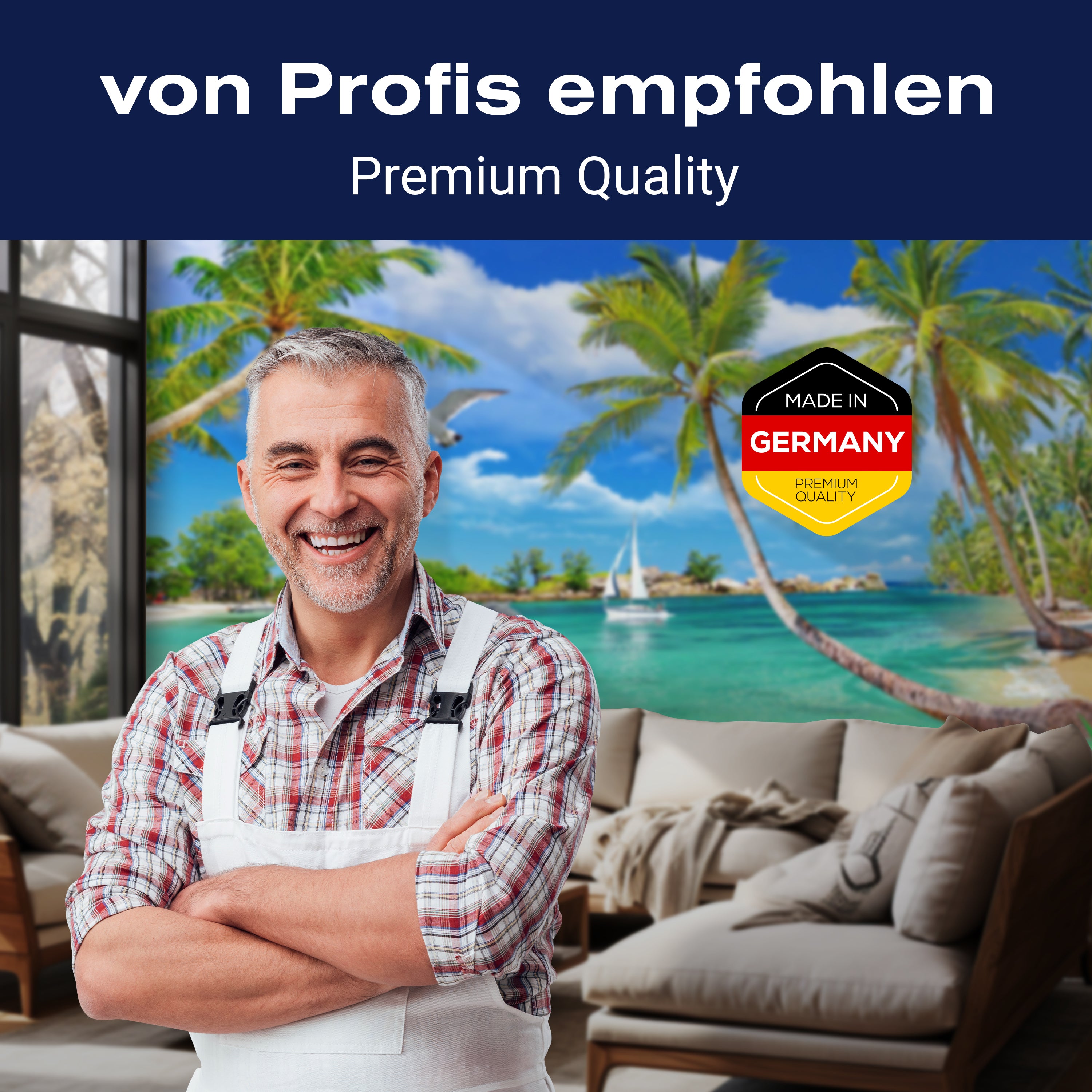 Fototapete Meer Karibik Palmen M6241 - Bild 5 Fototapete Meer Karibik Palmen M6241 - Bild 5