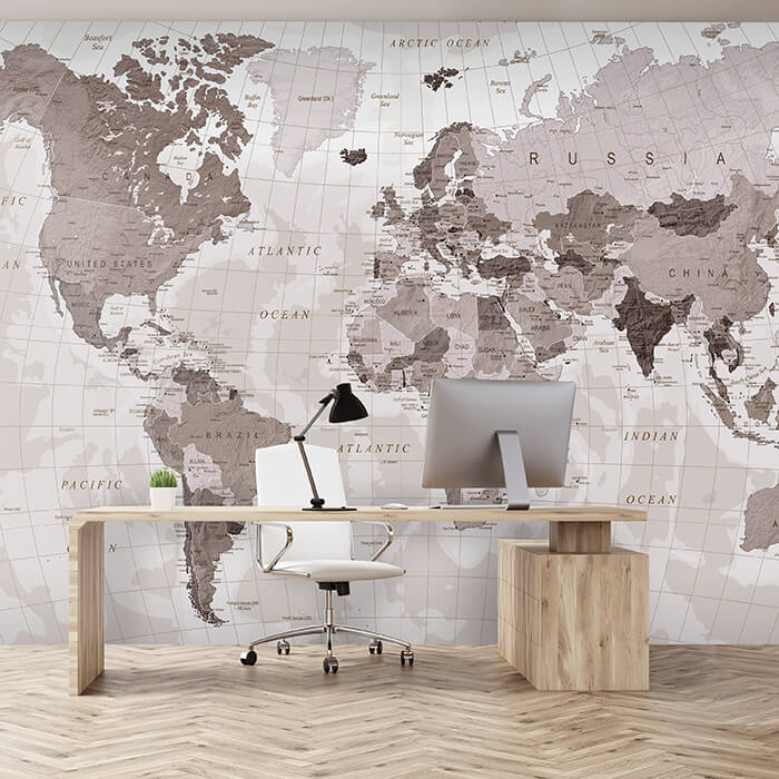 Fototapete Weltkarte Globus Atlas M6291 - Bild 1 Fototapete Weltkarte Globus Atlas M6291 - Bild 1