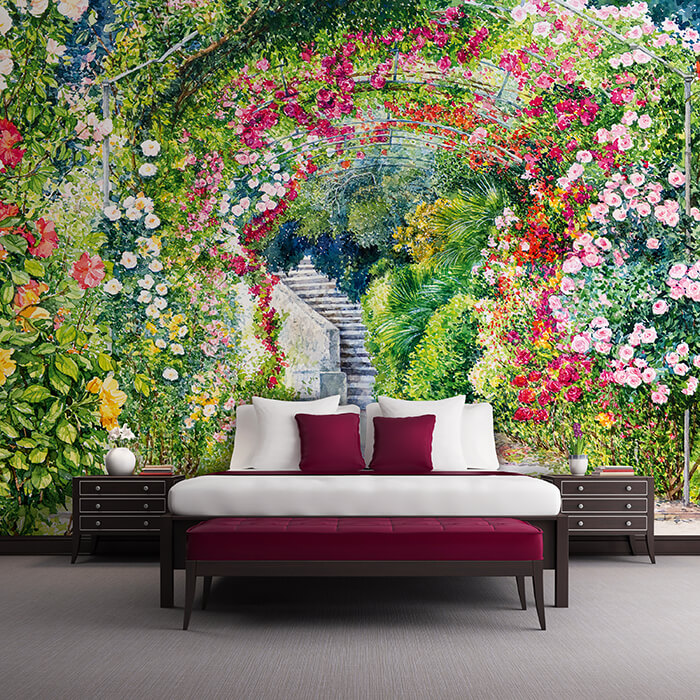 Fototapete Blumen Garten Park M6338 - Bild 1 Fototapete Blumen Garten Park M6338 - Bild 1