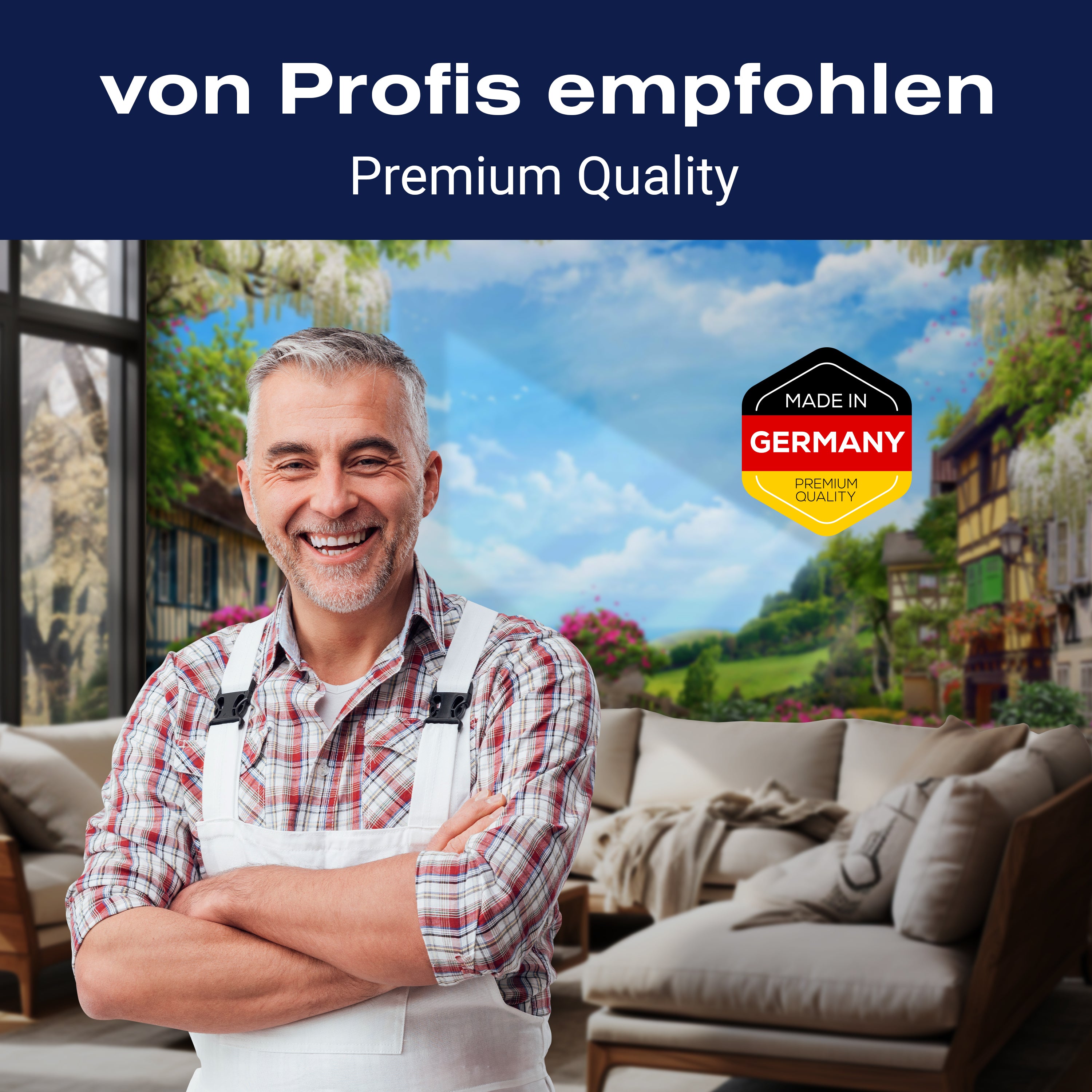 Fototapete Häuser Garten Park M6356 - Bild 5 Fototapete Häuser Garten Park M6356 - Bild 5