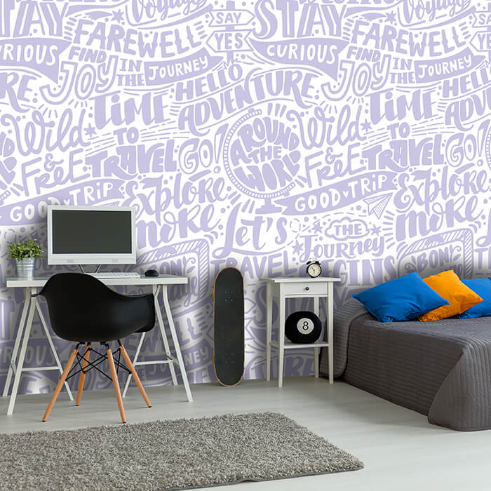 Fototapete Urlaub Muster violett M6426 - Bild 1 Fototapete Urlaub Muster violett M6426 - Bild 1