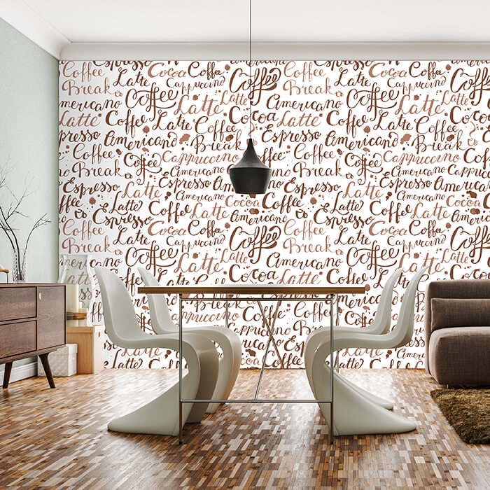 Fototapete Kaffee Cappuccino Muster M6455 - Bild 1 Fototapete Kaffee Cappuccino Muster M6455 - Bild 1