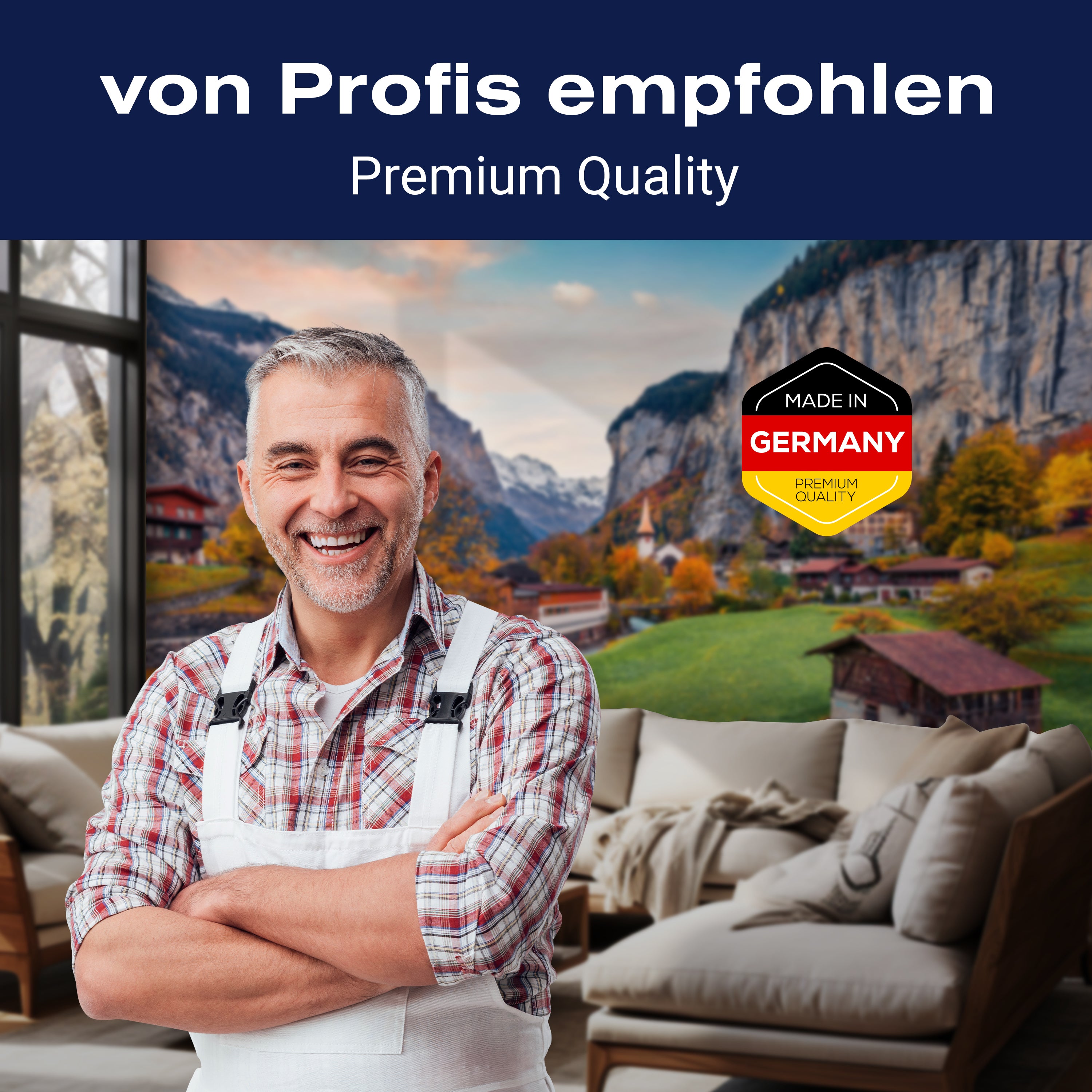 Fototapete Berge Alpen Dorf M6468 - Bild 5 Fototapete Berge Alpen Dorf M6468 - Bild 5